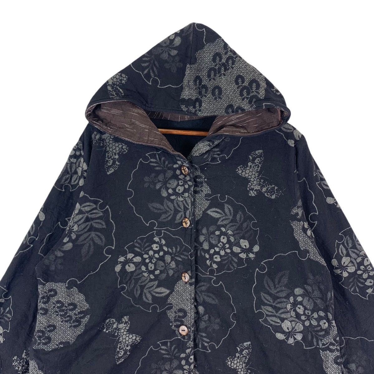 Japanese Brand × Vintage VINTAGE JAPANESE BRAND FULL PRINT ART HOODIE JACKET Size US M / EU 48-50 / 2 - 4 Thumbnail