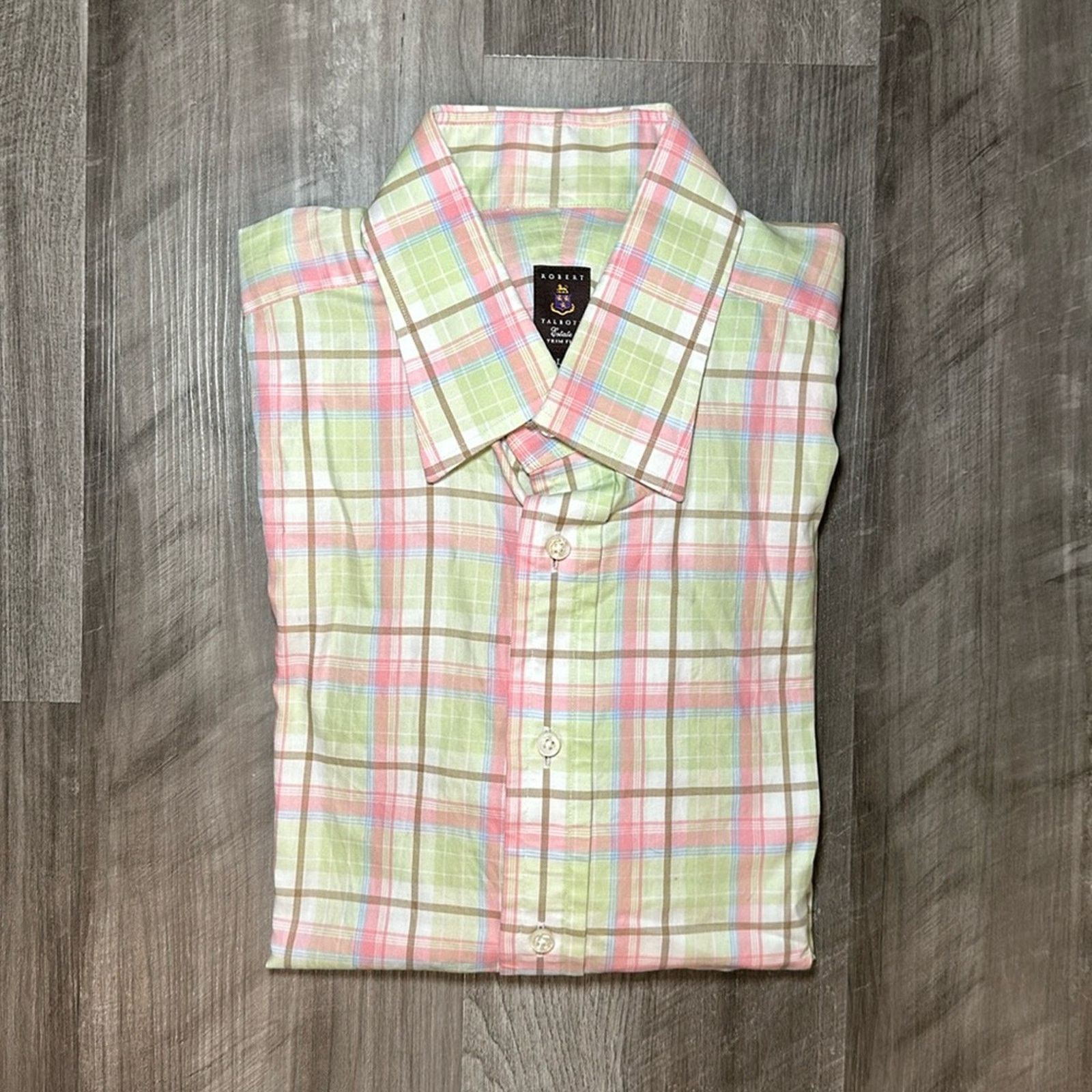 Robert Talbott Robert Talbott Estate Trim Fit Long Sleeve - Large Size US L / EU 52-54 / 3 - 1 Thumbnail