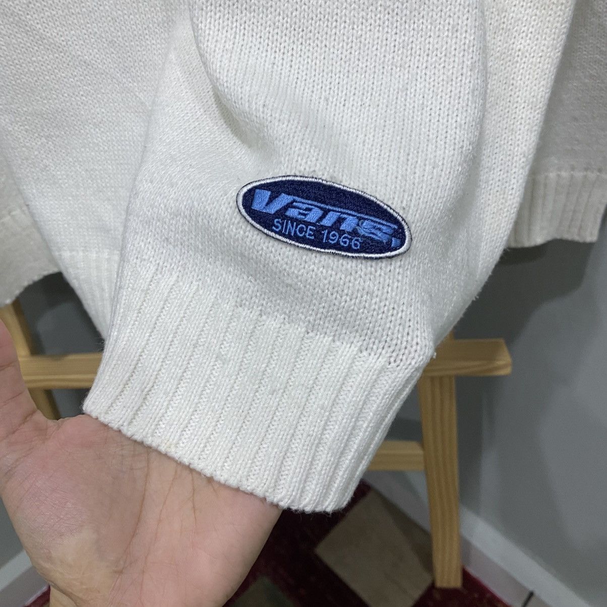 Vans VINTAGE VANS Skateboard Heavy Knit Sweater 90s Y2K Skate Size US L / EU 52-54 / 3 - 5 Thumbnail