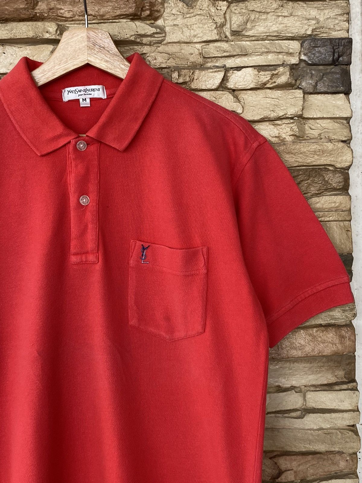Yves Saint Laurent Vintage Yves Saint Laurent Pour Homme Polo Shirt Size US M / EU 48-50 / 2 - 4 Thumbnail