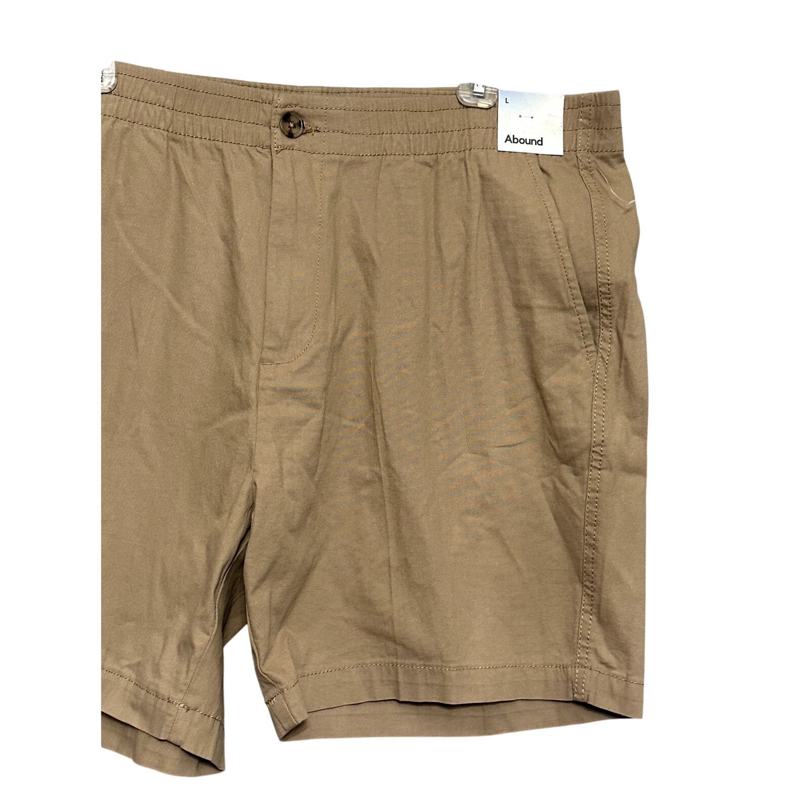 Other Abound Men's Tan/Khaki Elastic Waist Button/Zip Closure XXL Size US 44 / EU 60 - 3 Thumbnail