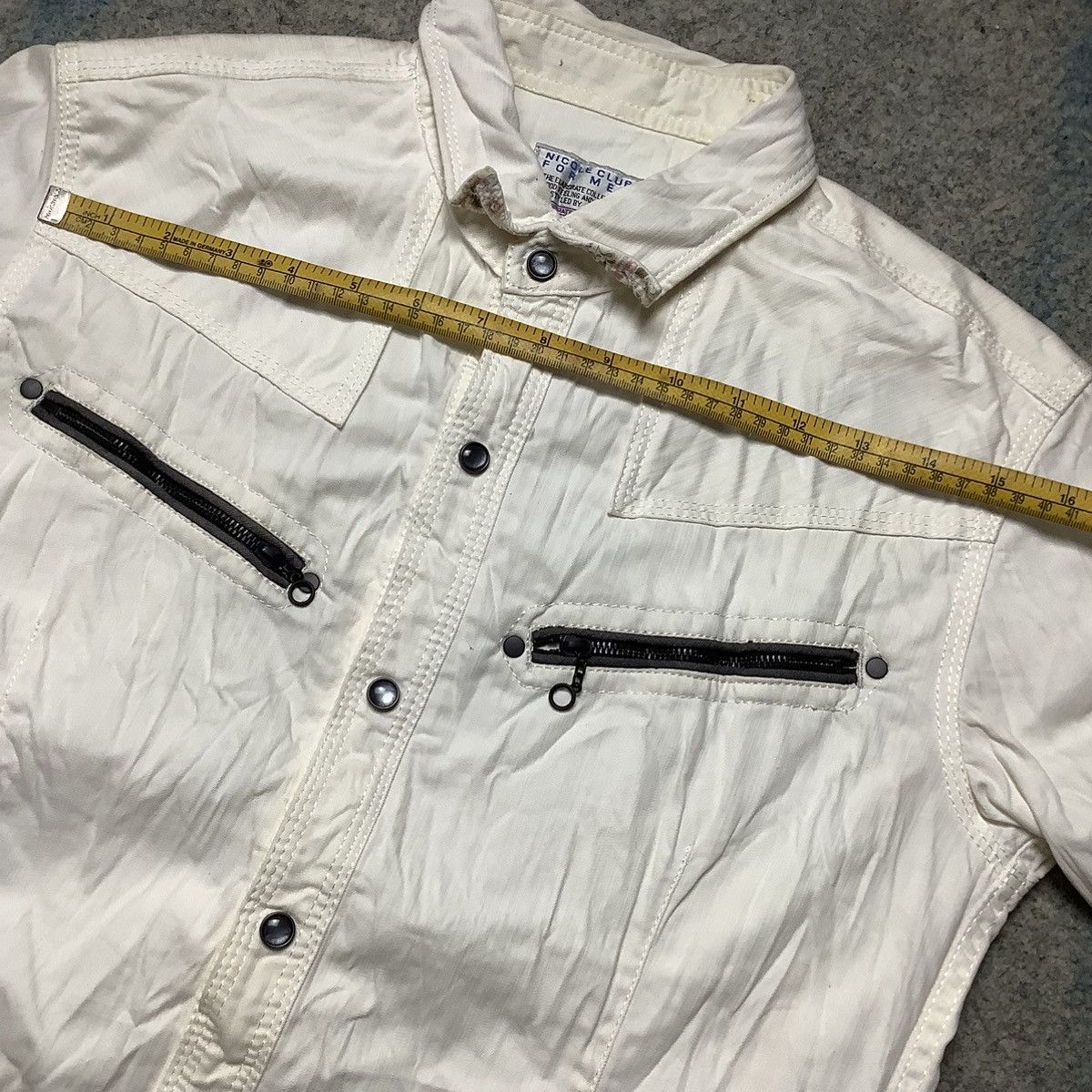 If Six Was Nine Nicole Club For Men Gangsta Y2K Shirt Size US S / EU 44-46 / 1 - 14 Thumbnail