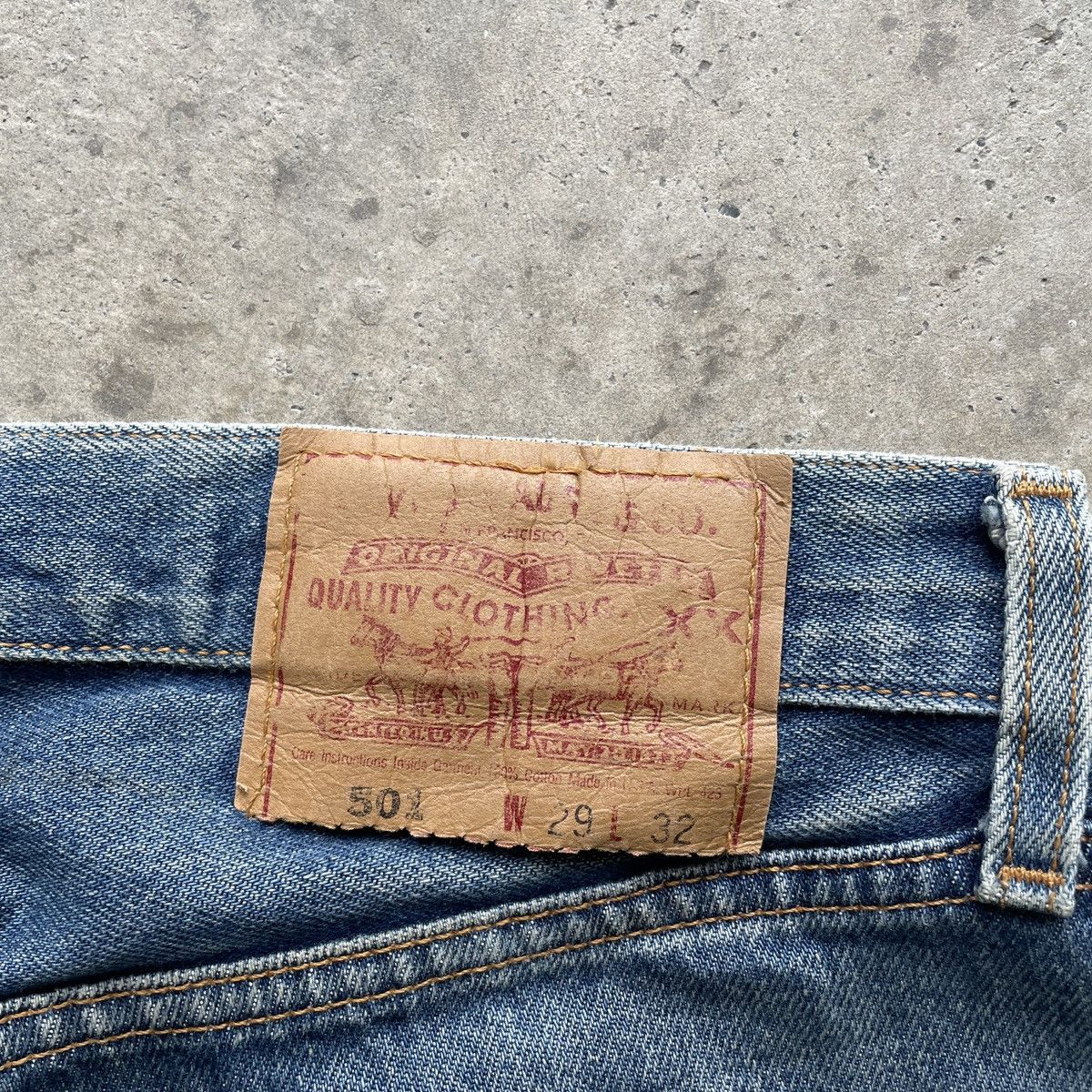 Levi's Vintage Clothing Vintage Levi’s 501 Rusty Faded Distressed Jeans Pants W29 Size US 29 - 11 Thumbnail