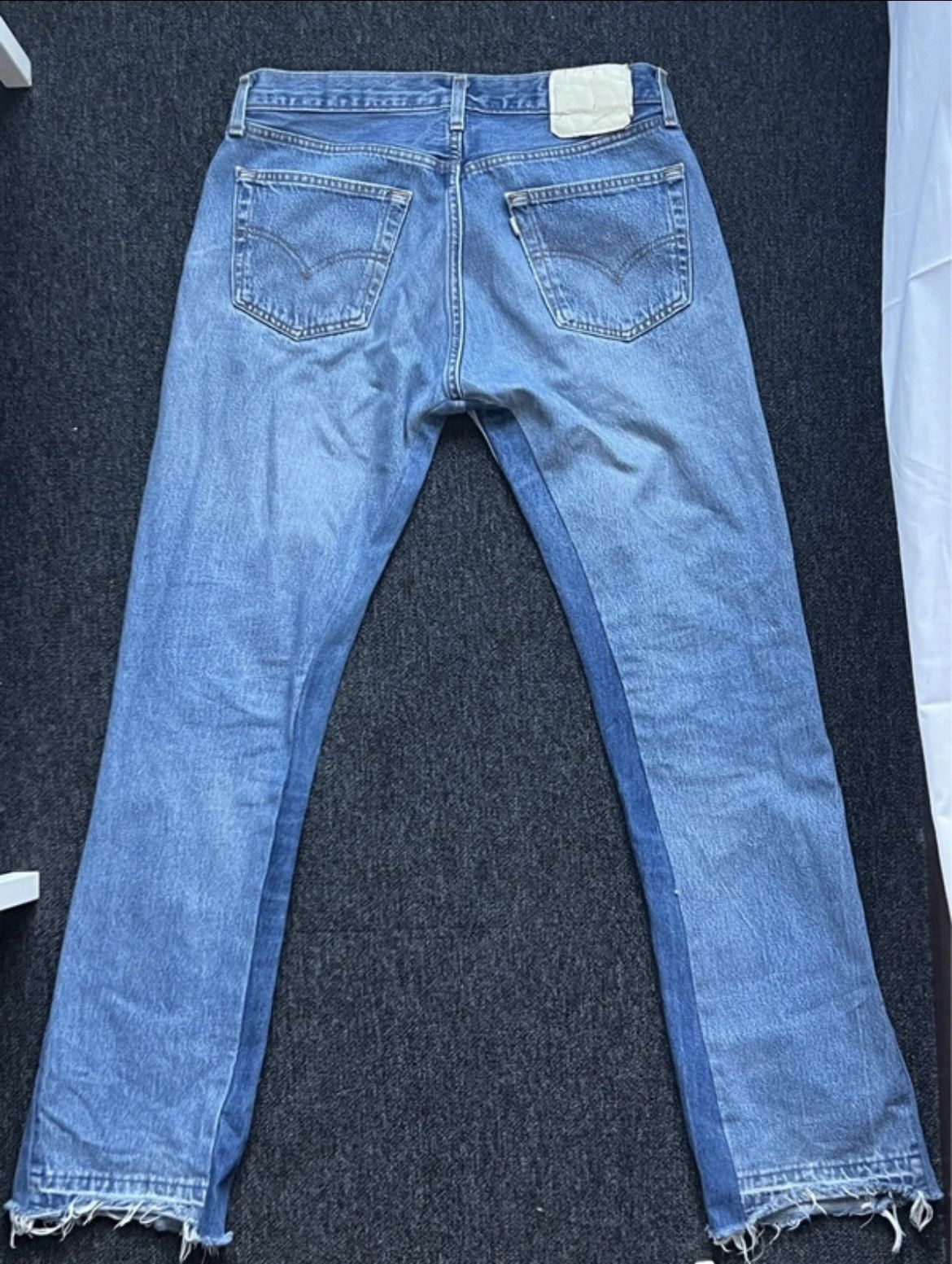 Levi's MADE IN UK Levi’s 501 Club d’art sauvage Size US 34 / EU 50 - 3 Thumbnail