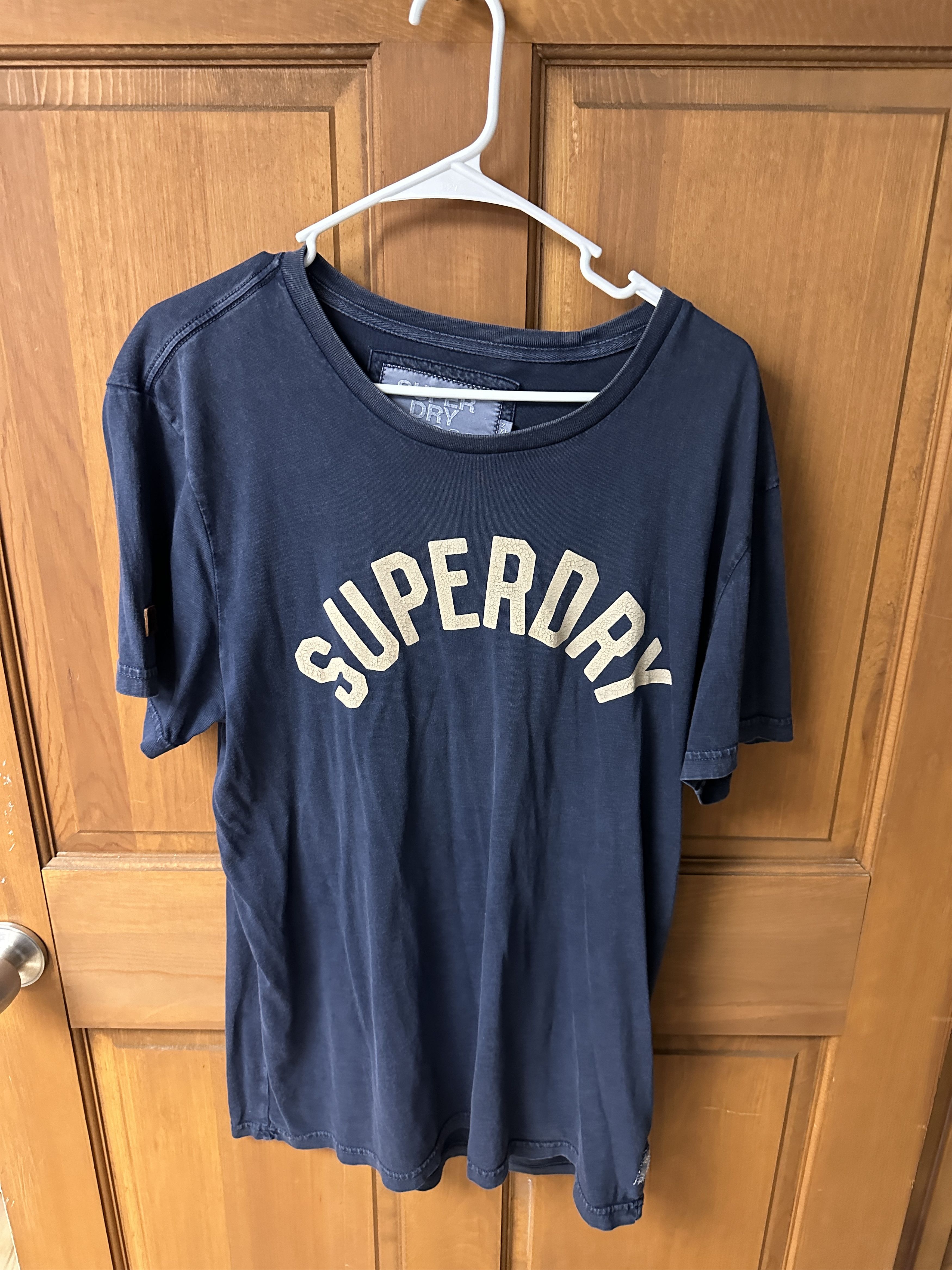 Superdry Superdry Men's Navy T- Shirt Size XXL In Great Shape!! Size US XXL / EU 58 / 5 - 1 Thumbnail