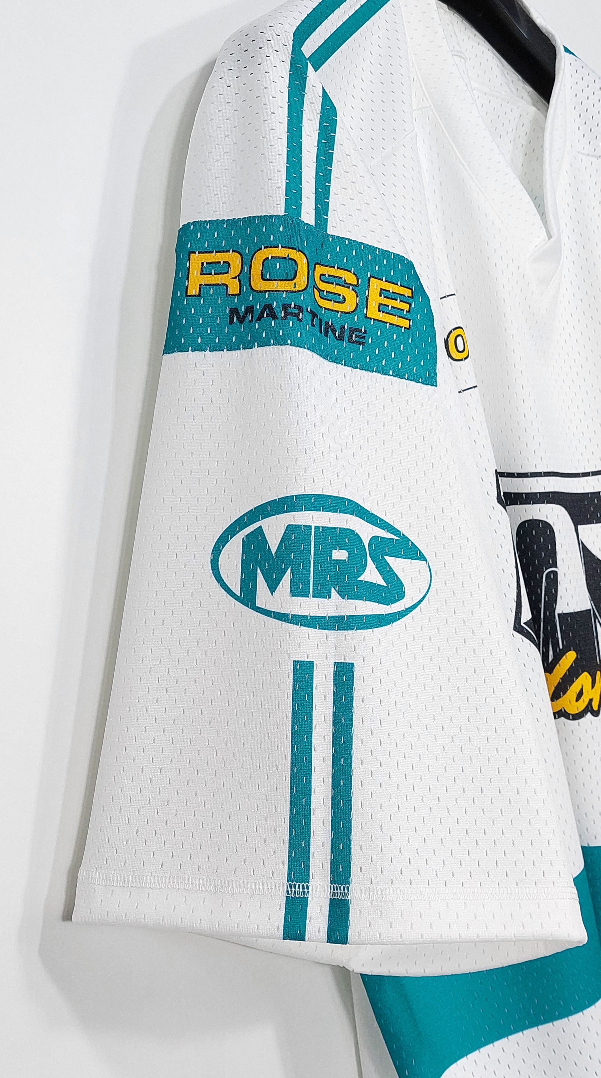Martine Rose hockey mesh print tshirt - white XL Size US XL / EU 56 / 4 - 11 Thumbnail