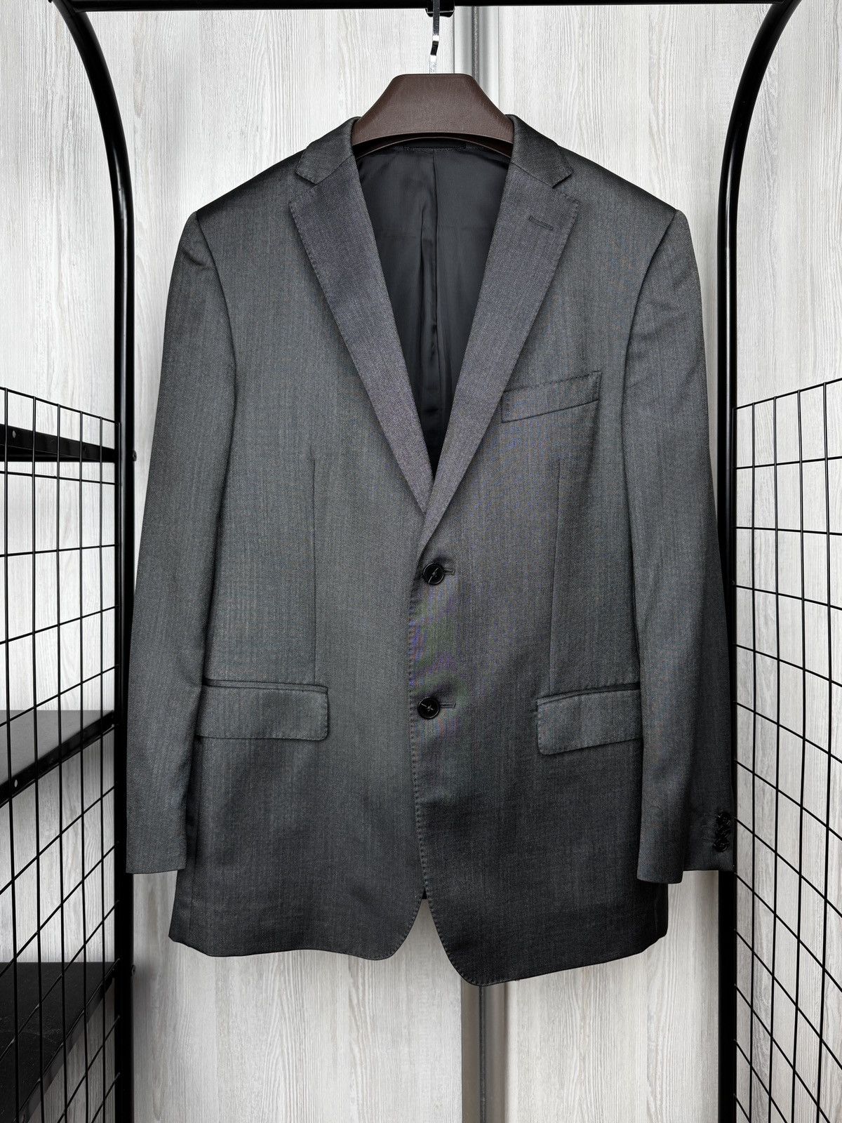 Z Zegna Z Zegna Graphite Grey Wool Silk 2 pcs city suit size 50R Size 40R - 5 Thumbnail