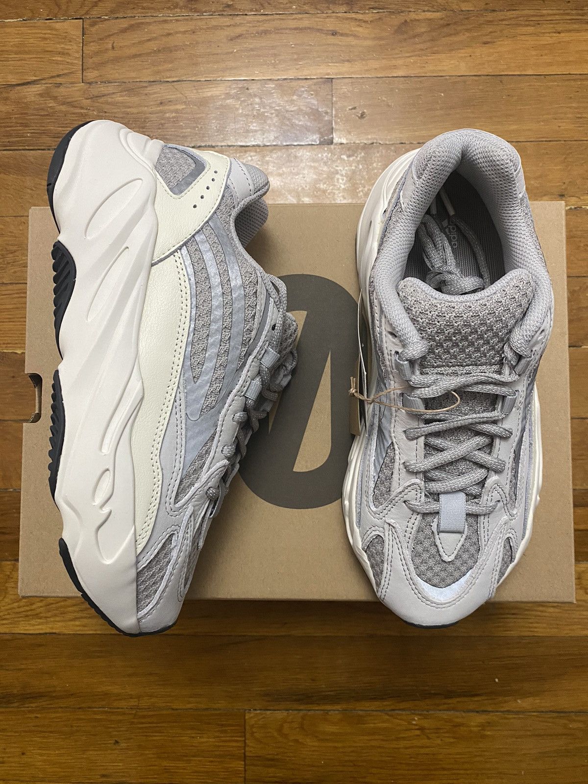 Adidas Kanye West Yeezy Season Size 5 Adidas Yeezy Boost 700 V2 Static Grey Cream Men s Grailed