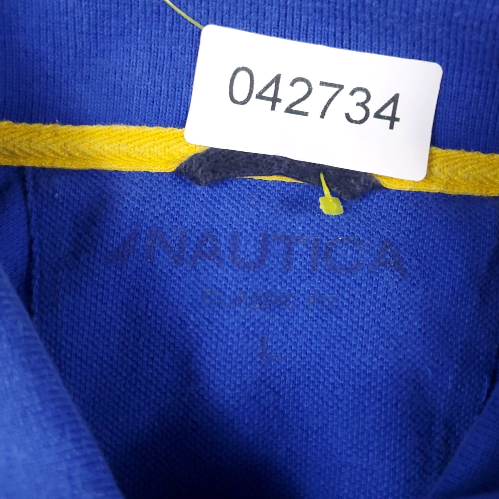 Nautica Nautica Polo Shirt Mens Large Blue Golf Casual Short Sleeve Adult Regular Fit Cotton Blend Polo Size US L / EU 52-54 / 3 - 7 Thumbnail