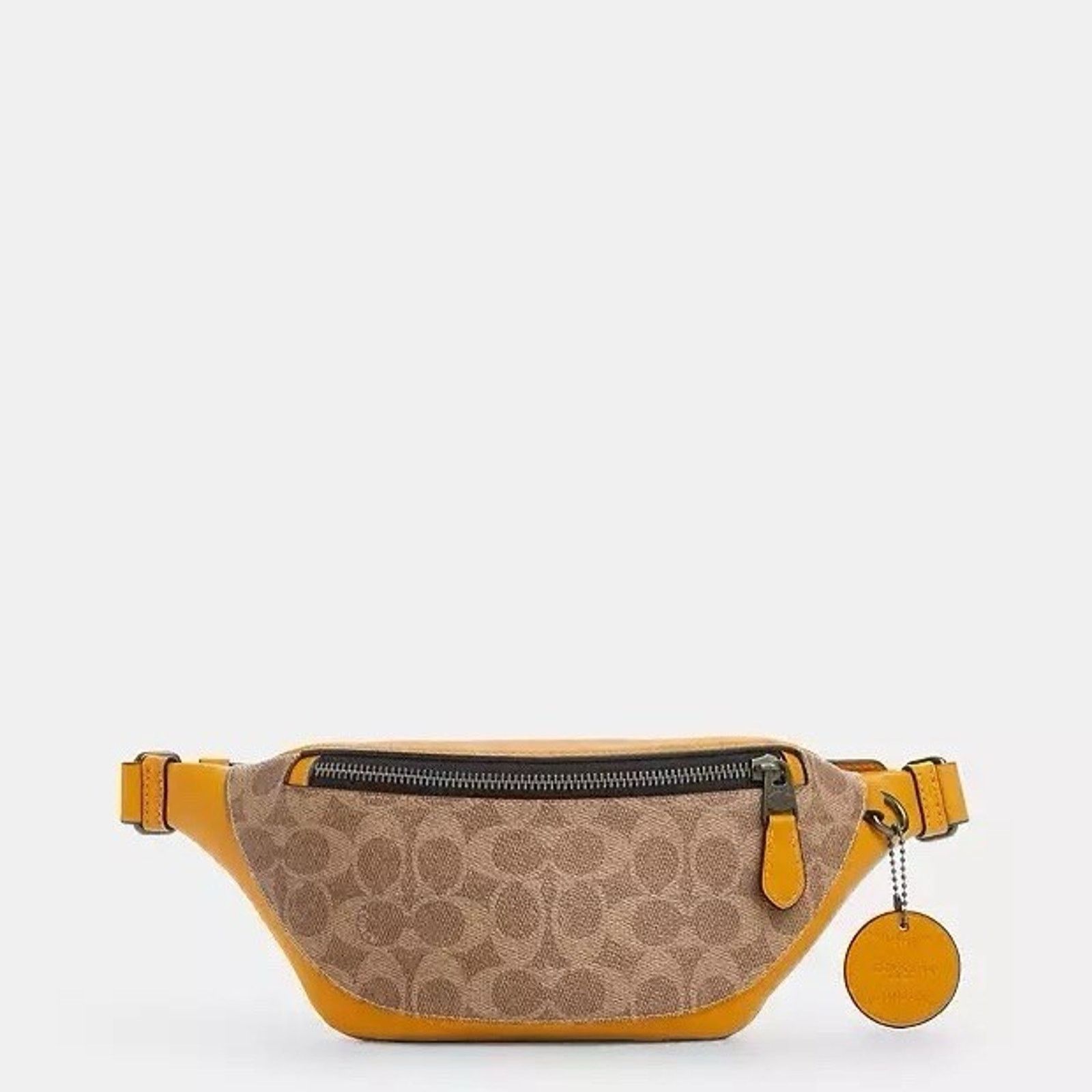 Coach NWT Coach Warren Mini Belt Bag Colorblock Buttercup CAX42 Size ONE SIZE - 6 Thumbnail