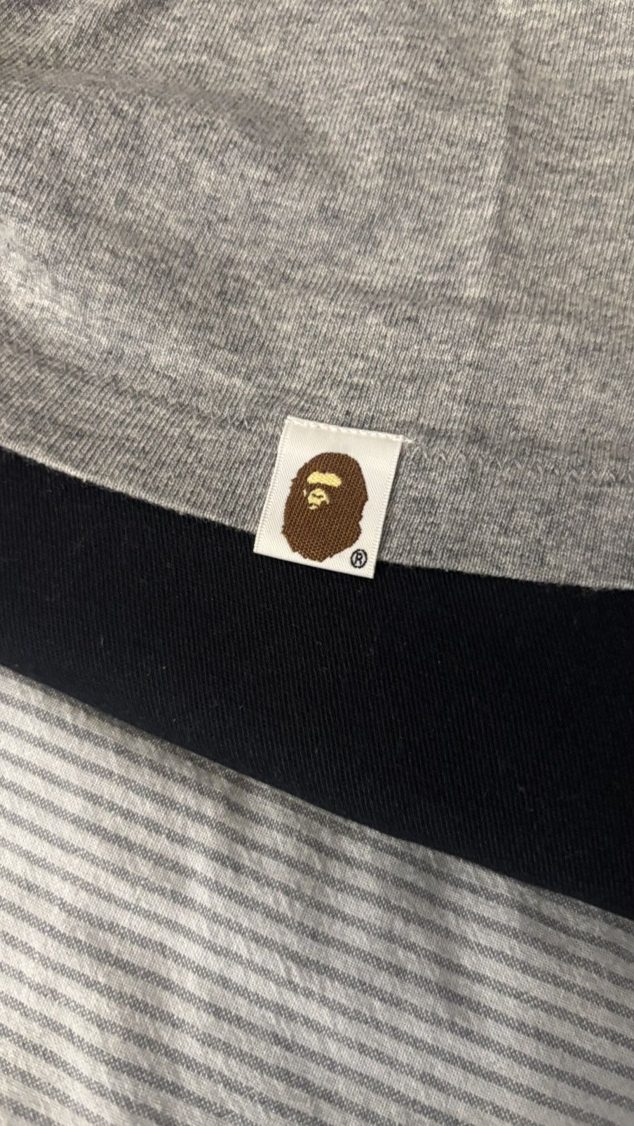 Bape GREY BIG APE BAPE TEE Size US L / EU 52-54 / 3 - 8 Thumbnail