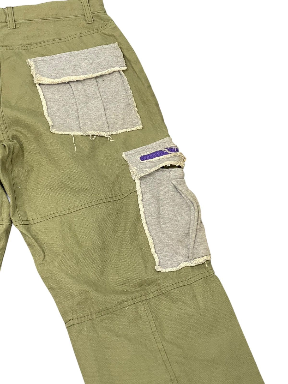 Japanese Brand Elem Cargo Pant Hybrid Sweat Pockets Style Regular 4🟦0 Size US 31 - 4 Thumbnail