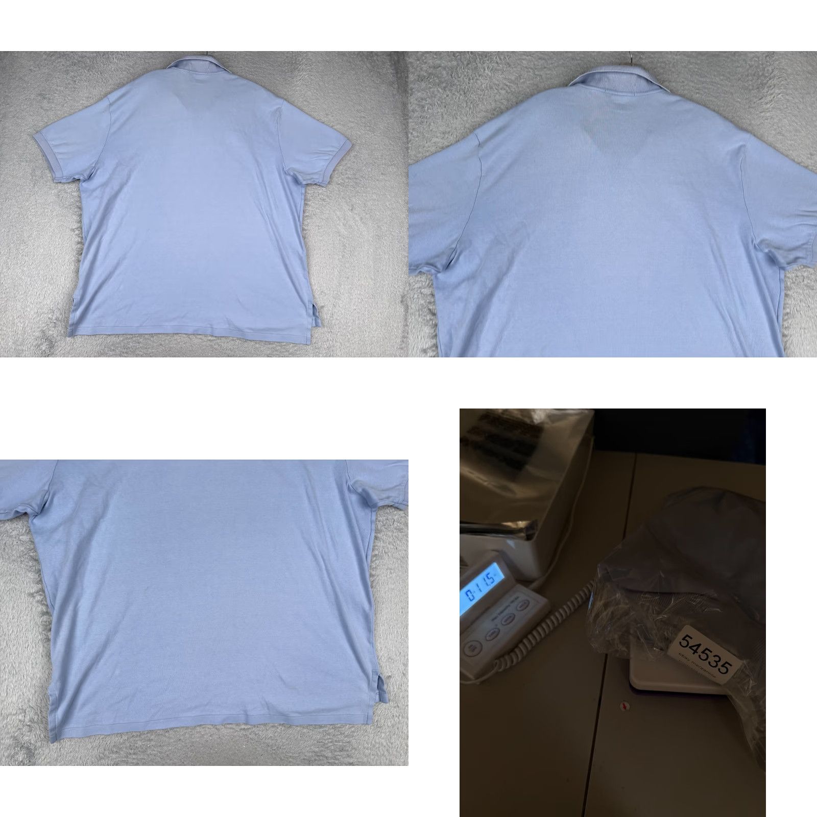 Ralph Lauren VINTAGE Polo Ralph Lauren Shirt Men 2XL Blue 100% Cotton Short Sleeve Golf Polo Shirt Men Navy Blue Golf Polo Shirt 2XL Size US XXL / EU 58 / 5 - 9 Thumbnail