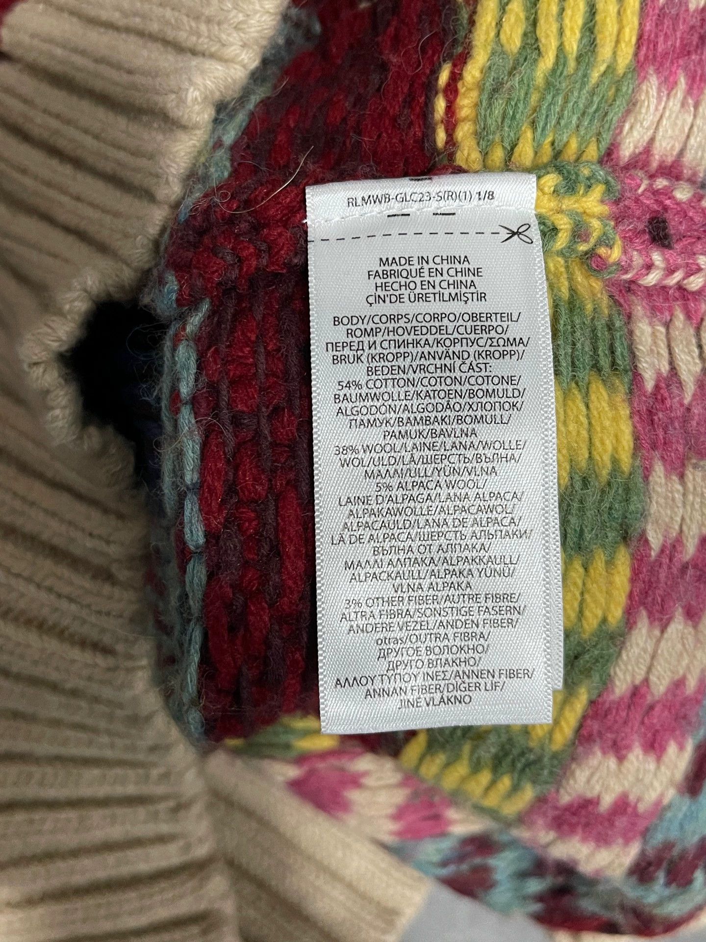 Polo Ralph Lauren Ralph Lauren Fair Isle Wool Jacket S New Size S / US 4 / IT 40 - 6 Thumbnail