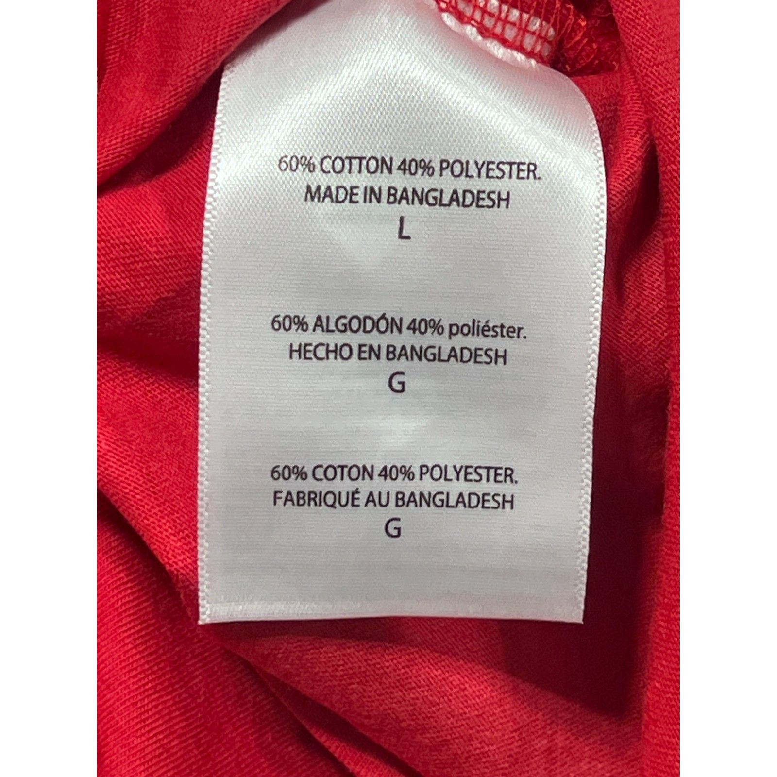 Other PROEDGE - Men's Detroit Red Wing T-Shirt - Red - Large (42/4 Size US L / EU 52-54 / 3 - 9 Thumbnail