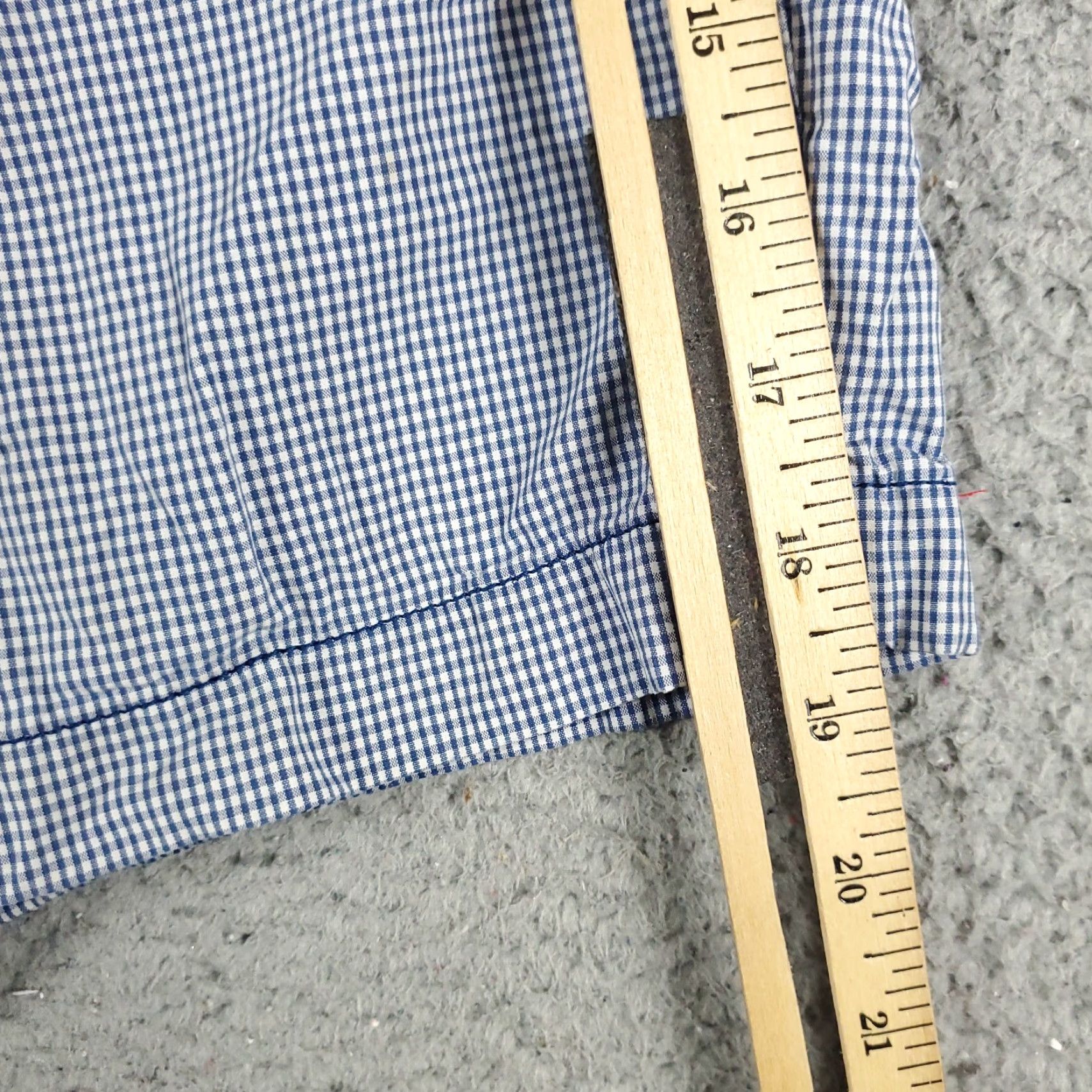 Nautica VINTAGE Nautica Shorts Men Size 38 Casual Chino Flat Front Check Blue Cotton Size US 38 / EU 54 - 5 Thumbnail
