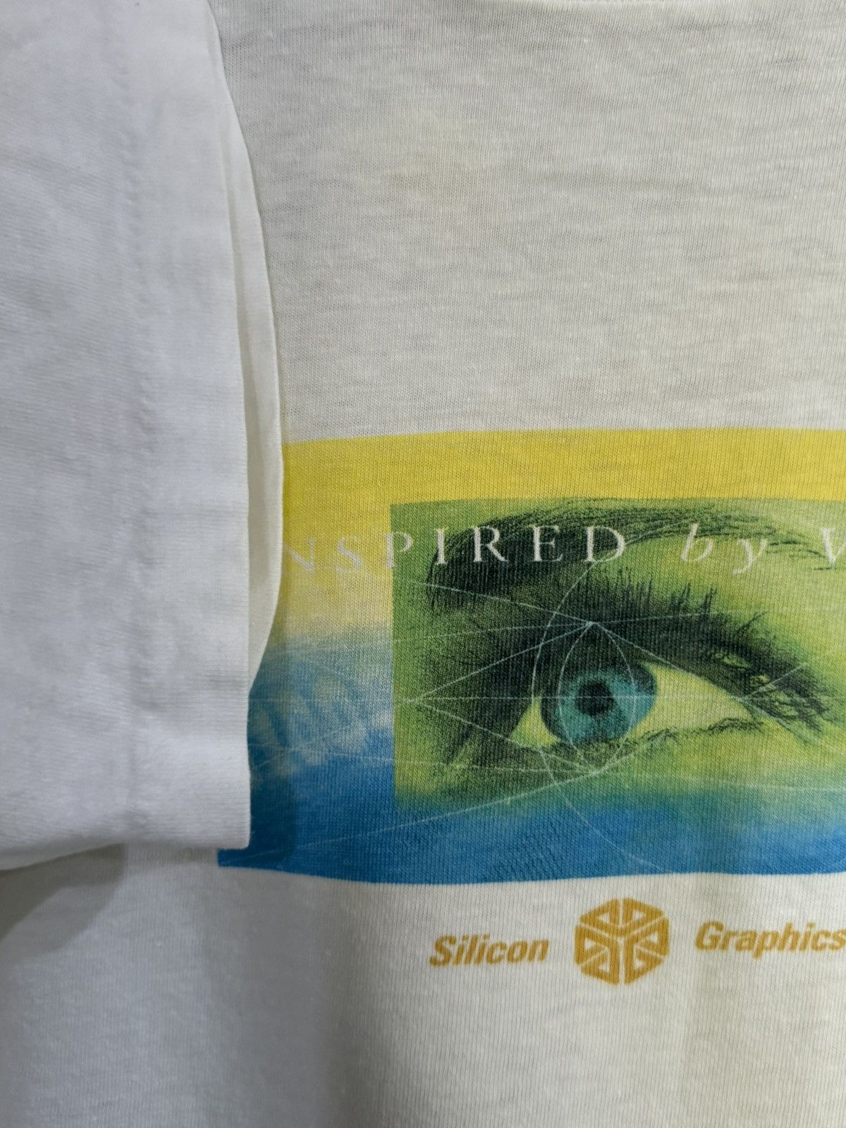 Vintage 90s Silicon Graphics Inspired By Vision Faded Boxy T