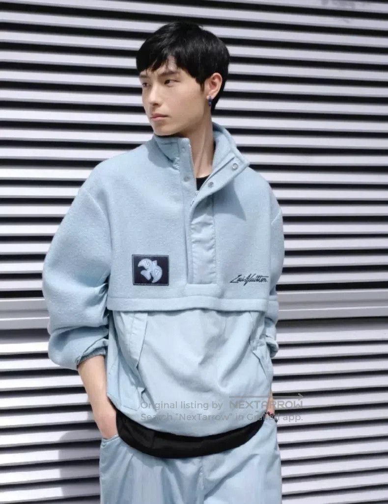 Louis Vuitton Louis Vuitton Blue paneled pullover sweatshirt Size US M / EU 48-50 / 2 - 8 Thumbnail