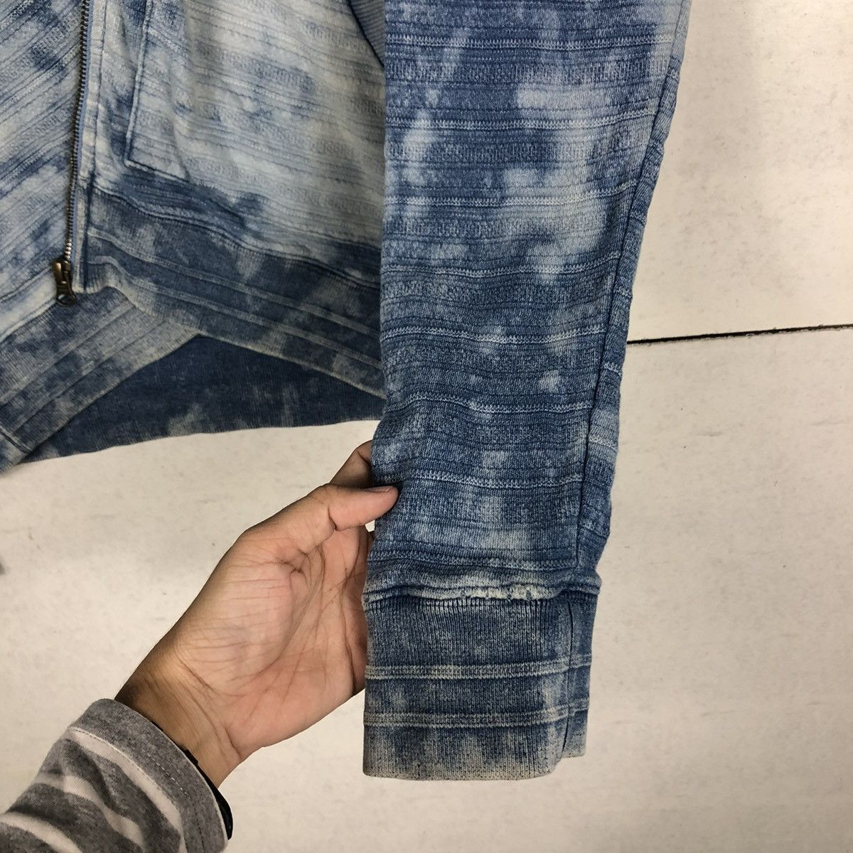 Japanese Brand 📌ACID WASH BIKER ZIPPER JACKET ROIAL CALIFORNIA Size US M / EU 48-50 / 2 - 17 Thumbnail