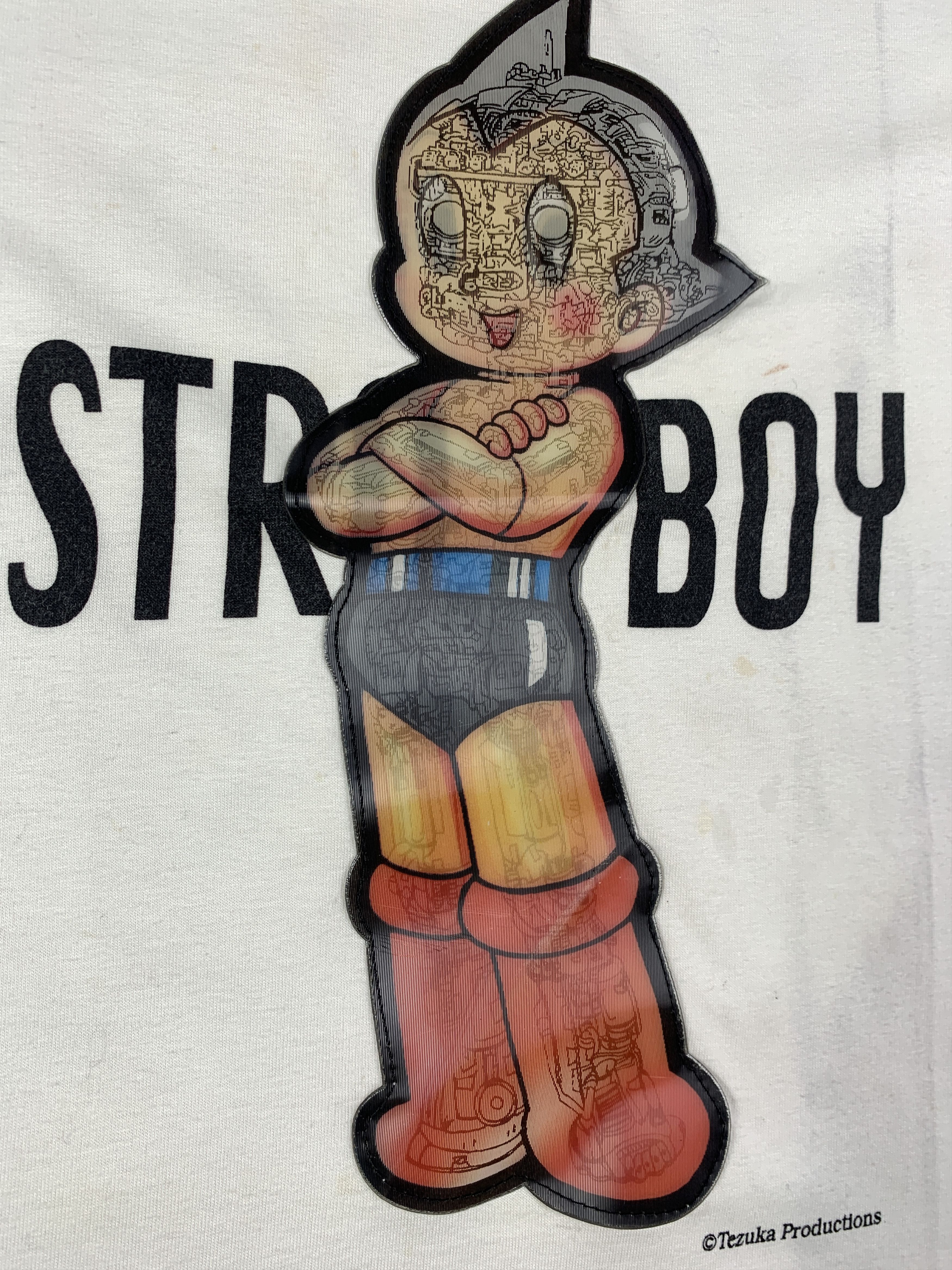 Anime 2000s Astro Boy White Hologram Baby Tee (XS) Size XS / US 0-2 / IT 36-38 - 4 Thumbnail