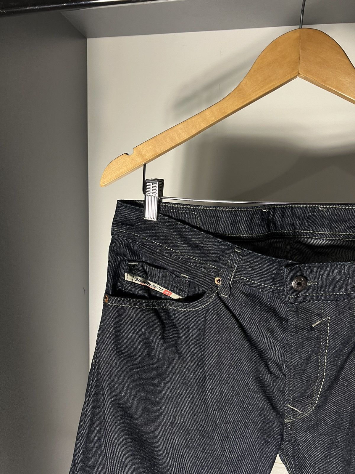 Diesel VINTAGE DIESEL INDUSTRY DENIM DIVISION JEANS CASUAL Y2K 90s Size US 32 / EU 48 - 15 Thumbnail