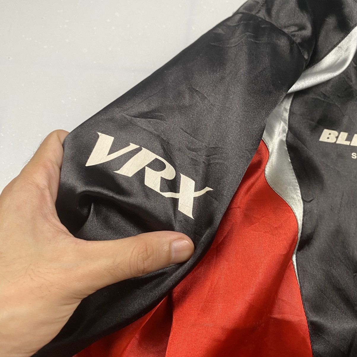 Dunlop Vintage y2k Bridgestone Blizzak Racing Bomber Jacket Size US L / EU 52-54 / 3 - 8 Thumbnail