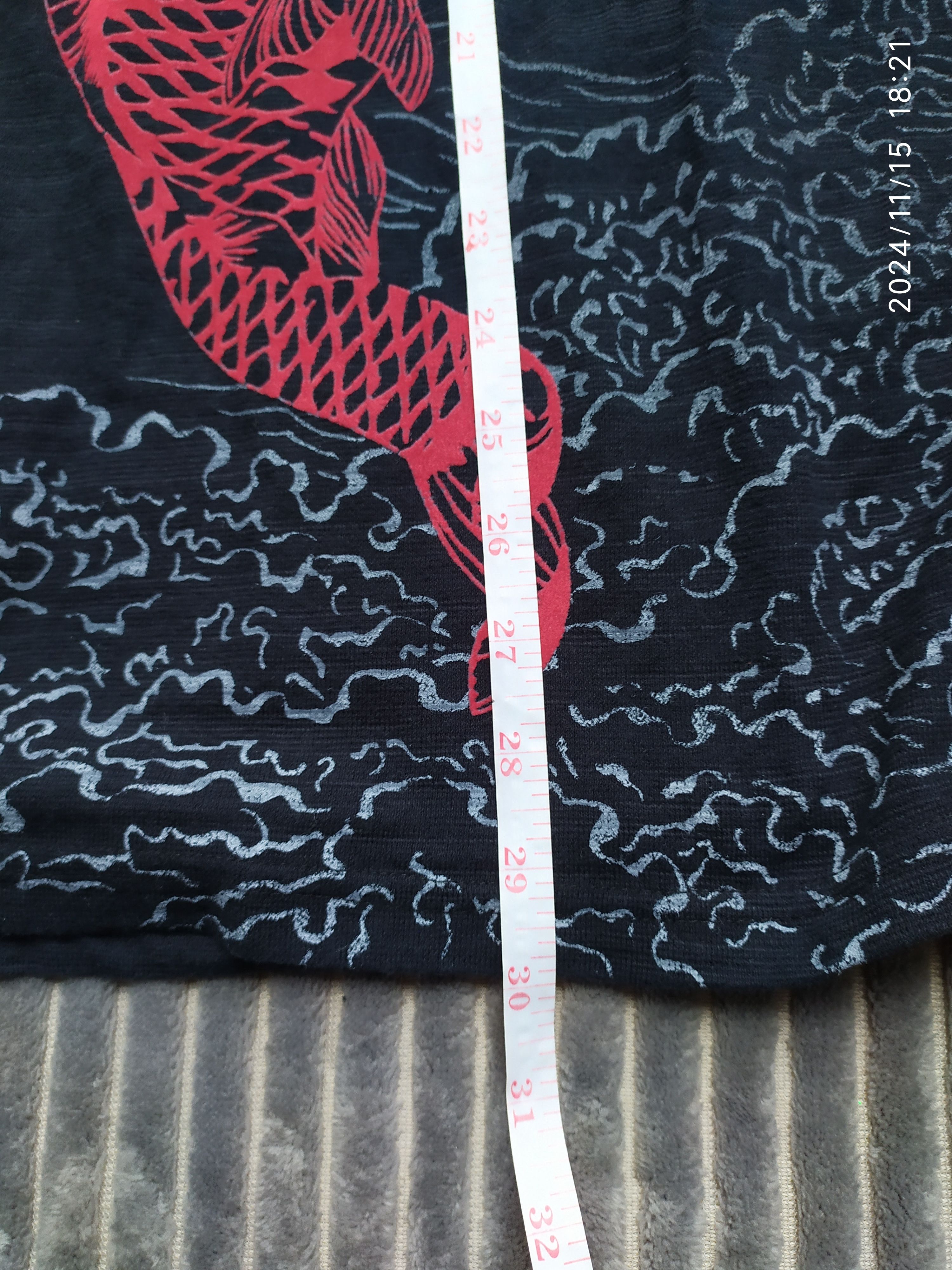 If Six Was Nine × Japanese Brand VINTAGE JAPANESE SUKAJAN KOI LONG-SLEEVED SHIRT Size US XL / EU 56 / 4 - 7 Thumbnail