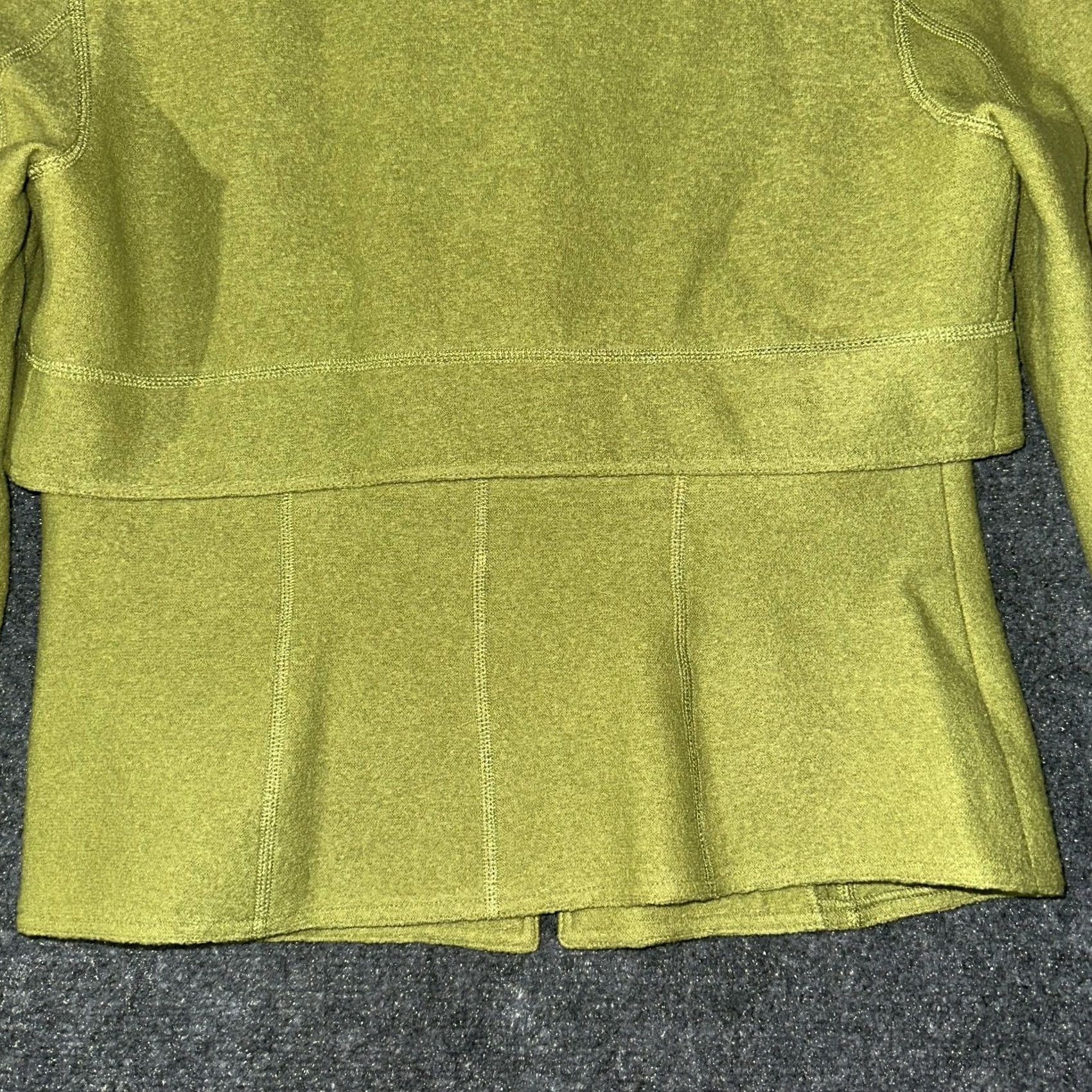 Vintage VINTAGE: No - Per Se Jacket Womens 2 Green Wool Pockets Full Zip Mock Neck Collar Shirt Jacket Womens 2 Green Wool Pockets Full Zip Mock Neck Collar Size XS / US 0-2 / IT 36-38 - 7 Thumbnail