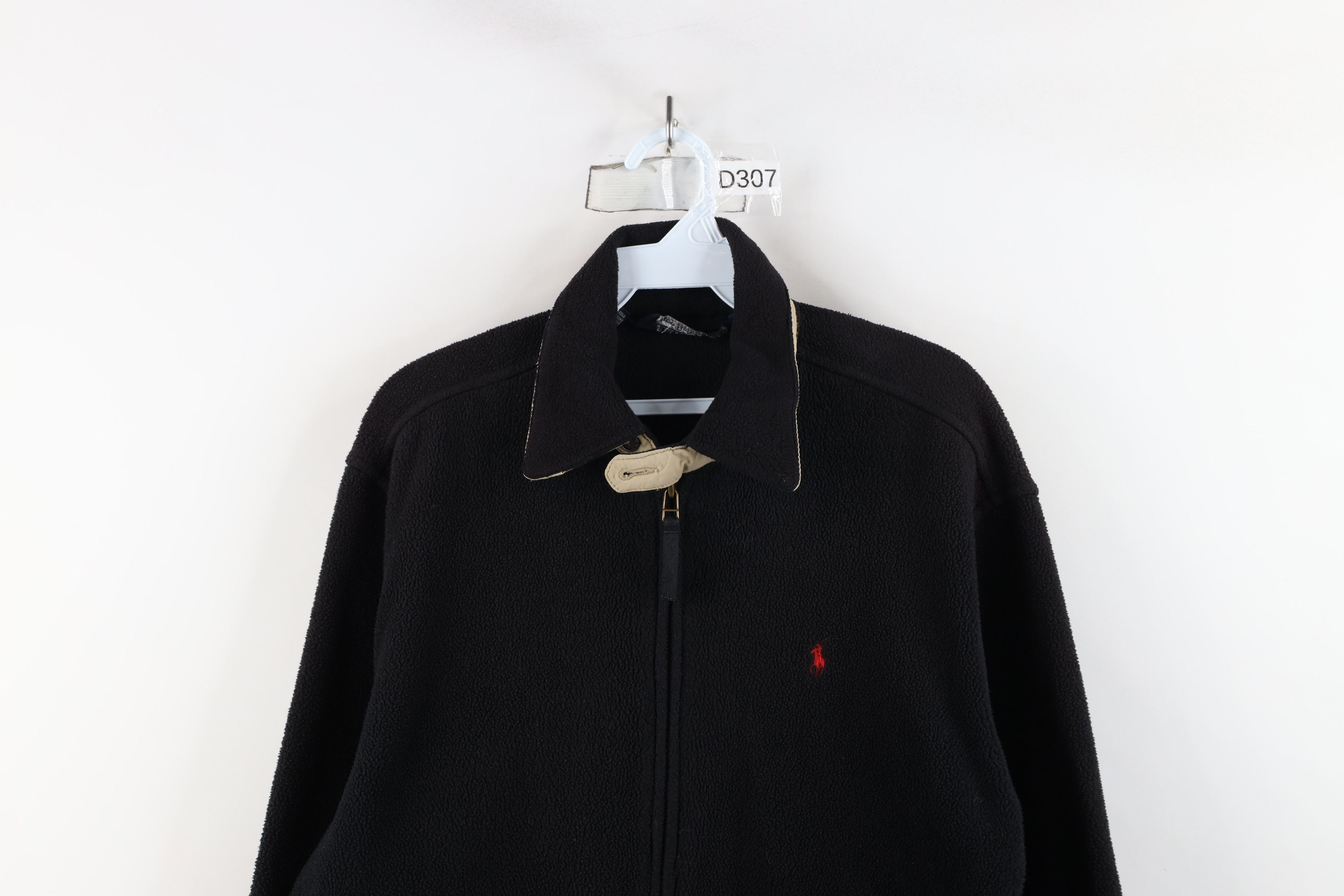 Ralph Lauren × Vintage Vintage 90s Ralph Lauren Polartec Fleece Bomber Jacket Black Size US S / EU 44-46 / 1 - 2 Thumbnail