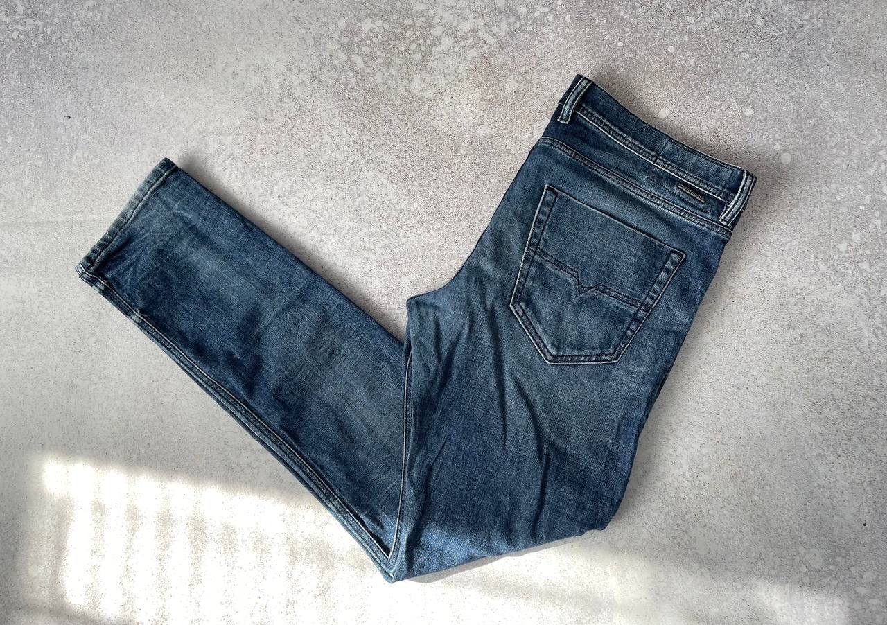 Diesel × Diesel Black Gold × Vintage Diesel Tepphar Slim Carpot Denim Pants Y2K Ultra Rare Item Size US 34 / EU 50 - 1 Thumbnail