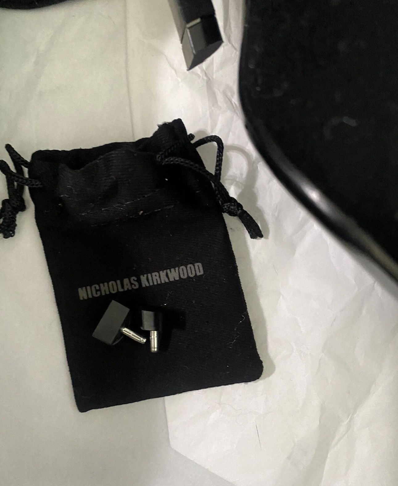 Nicholas Kirkwood Nicholas Kirkwood Womens Black Suede Ankle Boots 39 Size US 9 / IT 39 - 4 Thumbnail