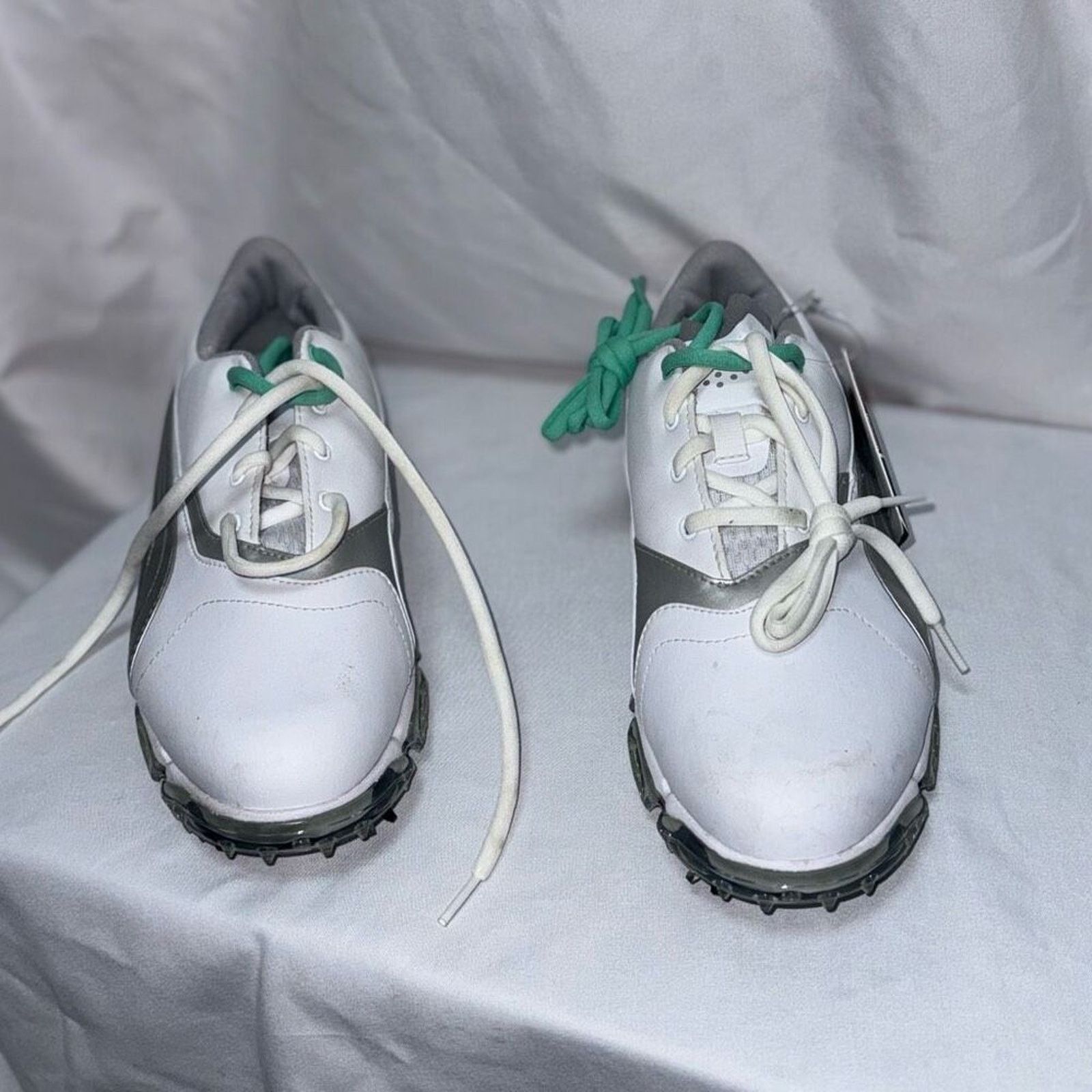 Puma Puma white and teal spiked golf shoes | Sz 9.5, NWT Size US 9.5 / IT 39.5 - 4 Thumbnail