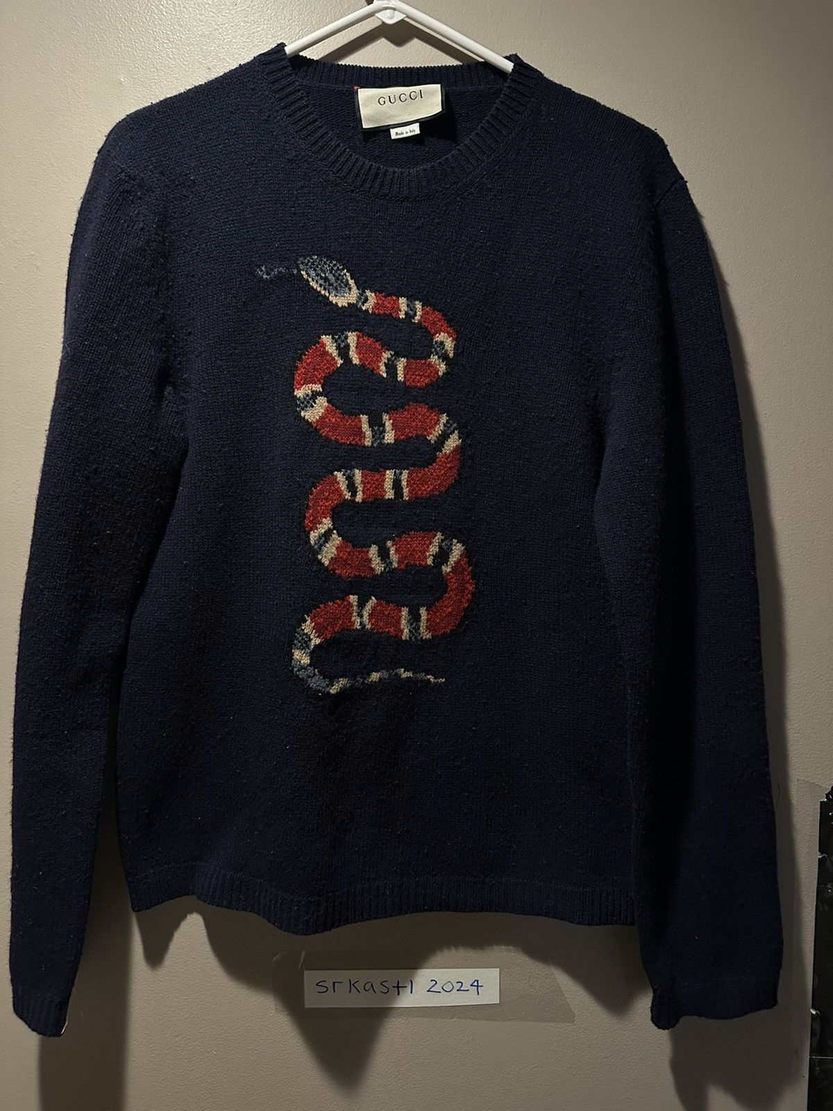 Gucci Gucci Snake Sweater (S) Size US S / EU 44-46 / 1 - 1 Thumbnail