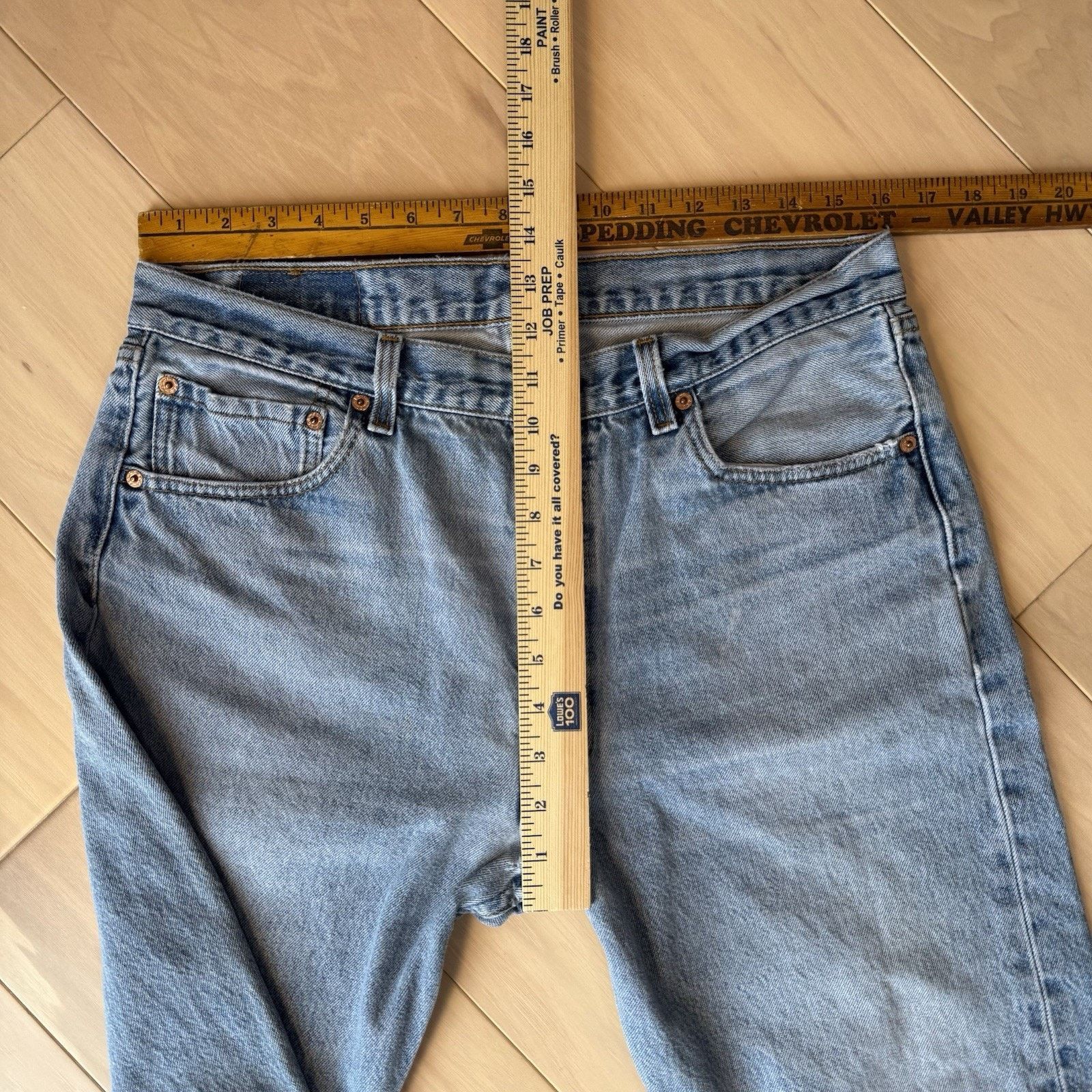 Levi's Vintage Levis 501 Jeans 32 Blue Straight 90s Denim Workwear Size US 32 / EU 48 - 6 Thumbnail