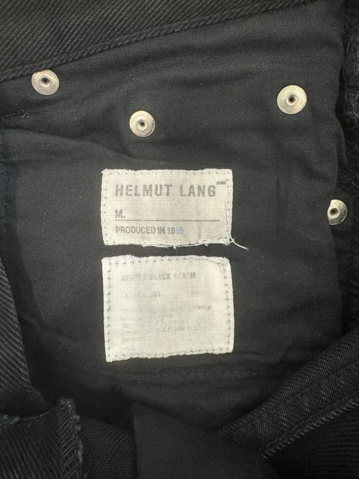 Helmut Lang Waxed Coated Denim Classic Cut 1999 Mens Size 29