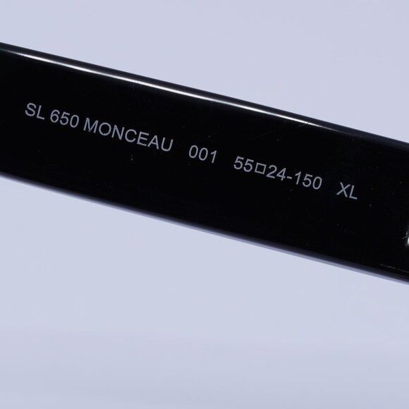 Saint Laurent Paris Saint Laurent SL650 MONCEAU 001 Sunglasses Black Square Size ONE SIZE - 9 Thumbnail