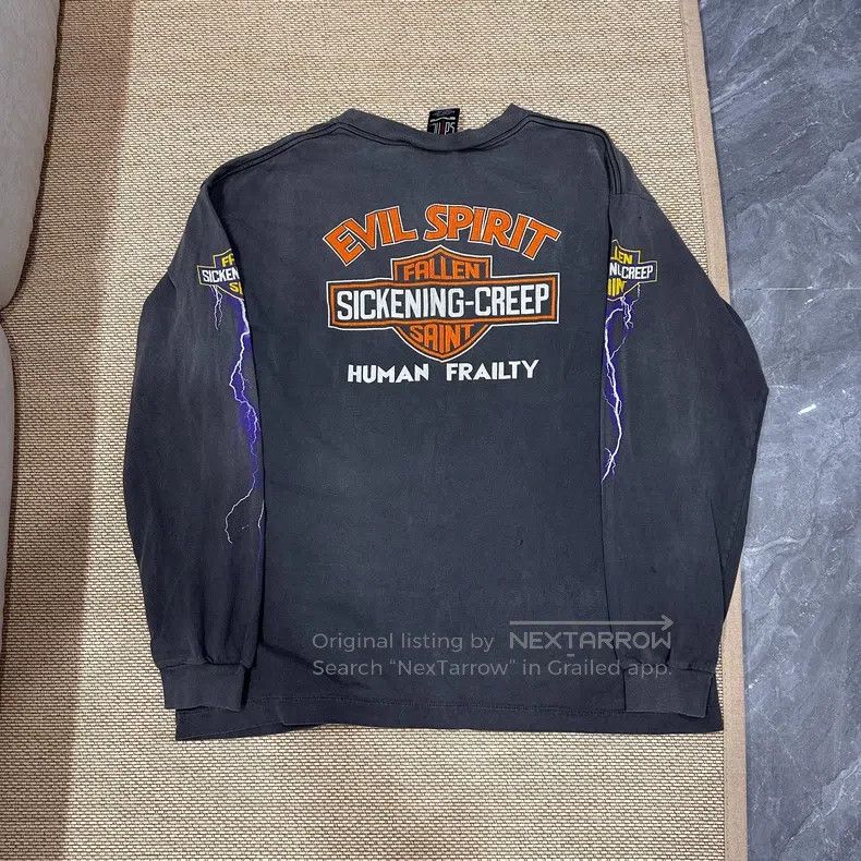 Other Saint Michael Lightning washed the team's long-sleeved shi Size US XL / EU 56 / 4 - 2 Thumbnail