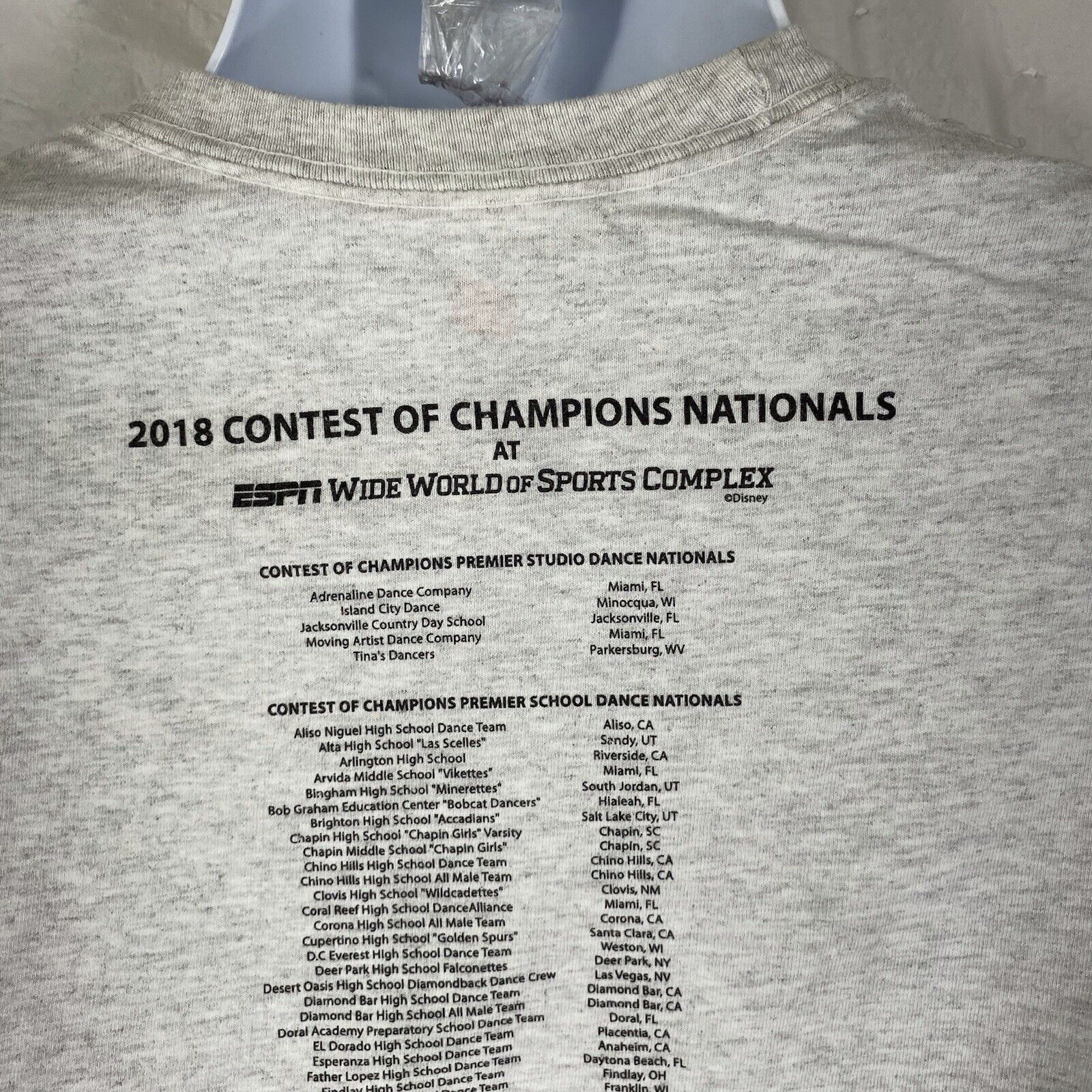 Disney Disney Contest Champs ESPN 2018 World Of Sports Graphic Tee Size US S / EU 44-46 / 1 - 7 Thumbnail