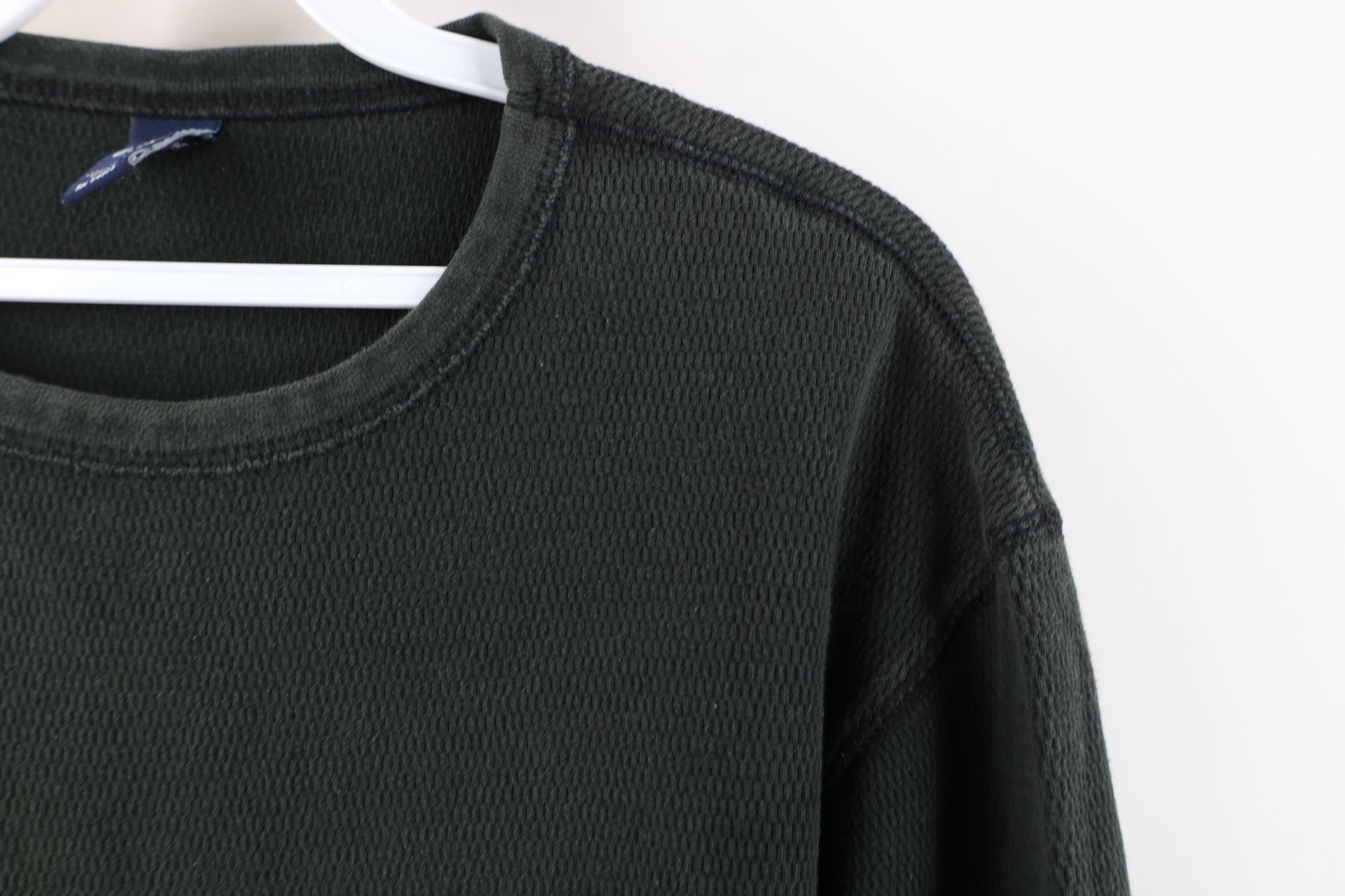 Gap Vintage 90s Y2K Gap Thermal Waffle Knit Long Sleeve T-Shirt Size US L / EU 52-54 / 3 - 7 Thumbnail