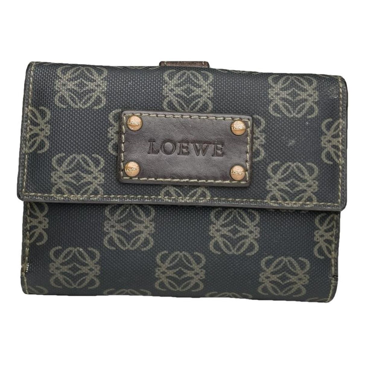 Loewe Puzzle Navy Leather Wallet Size ONE SIZE - 1 Thumbnail