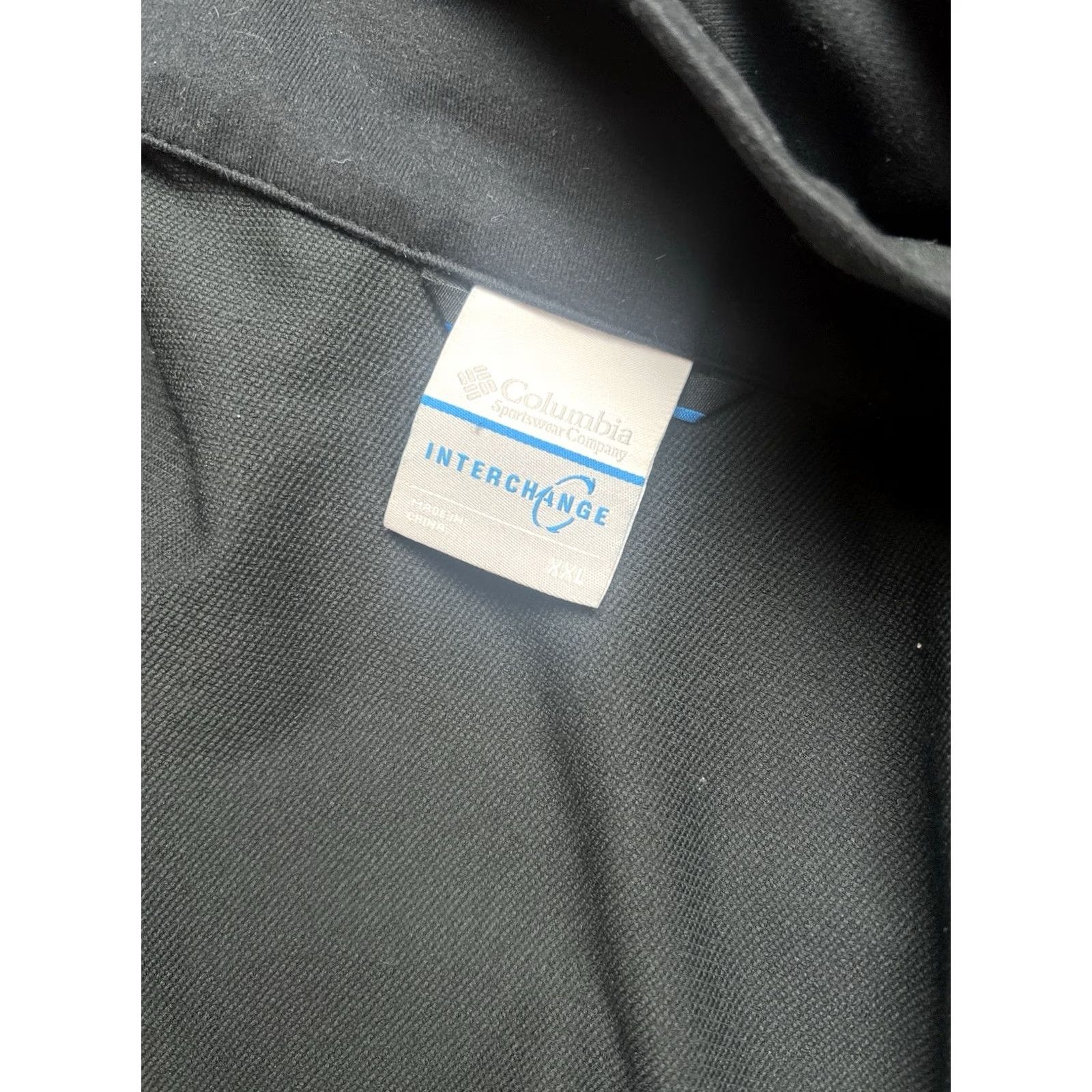 Vintage Columbia Men’s Erudite II Interchange Jacket Black 2XL Columbia Omni-Tech/Nylon Hooded Insulated Zipper Logo Jacket Mens Size US XXL / EU 58 / 5 - 6 Thumbnail