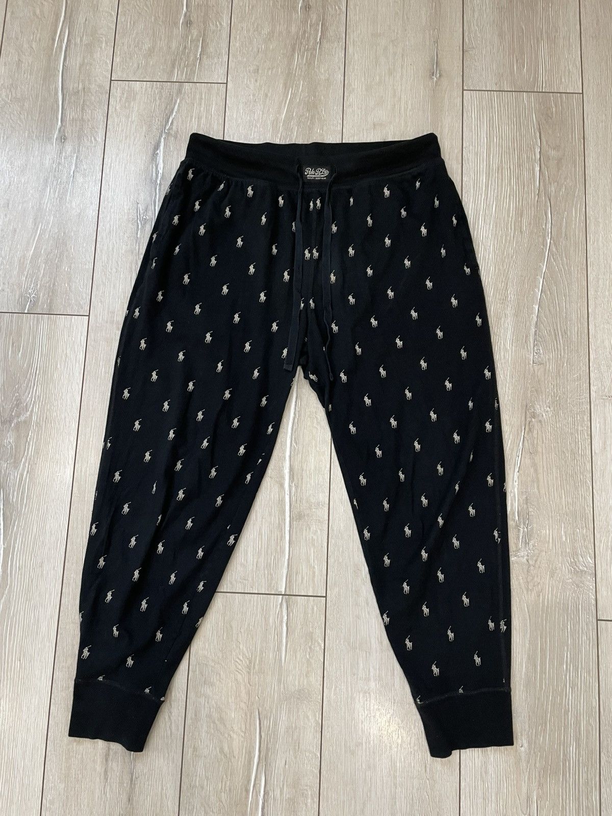 Polo Ralph Lauren Ralph Lauren bottoms monogram baggy sleep trousers Size US 31 - 1 Thumbnail