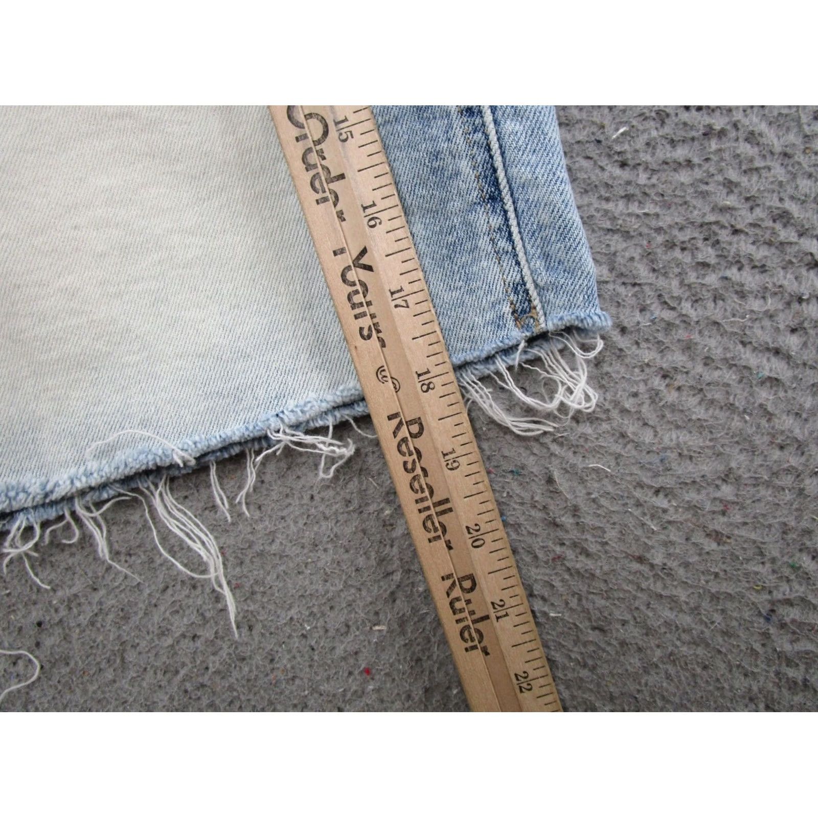 Vintage Maurices Denim Skirt Size 8 Blue Mini Straight Pocket Cotton Spandex Jeans Style Size 30" / US 8 / IT 44 - 6 Thumbnail