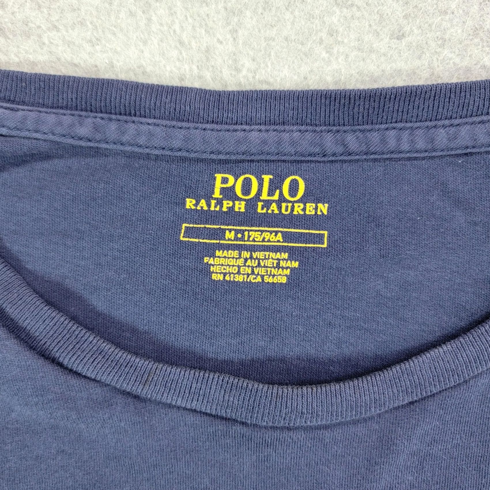 Polo Ralph Lauren Polo Ralph Lauren Shirt Mens Medium Blue Long Sleeve Crewneck Polo Logo Tee Size US M / EU 48-50 / 2 - 3 Thumbnail