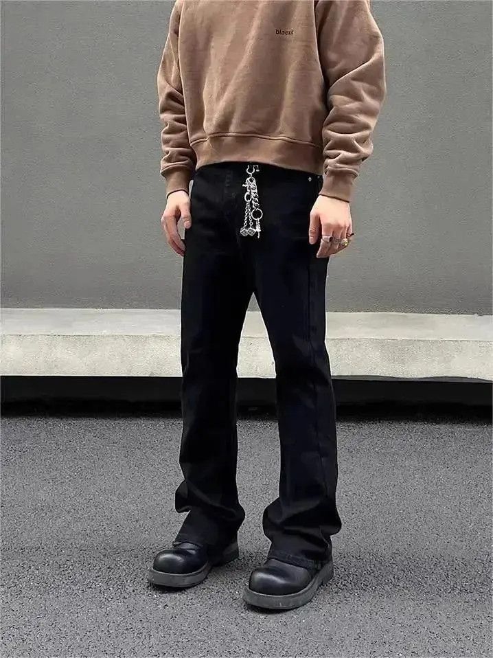 Japanese Brand Casual straight leg micro flared jeans Size US 32 / EU 48 - 4 Thumbnail