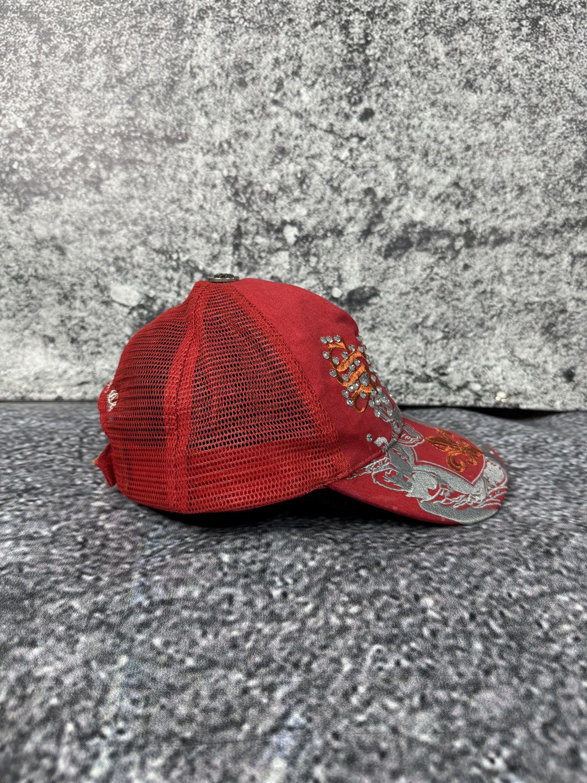 Christian Audigier Men’s Smet by Christian Audigier Baseball Cap Y2K Size 58cm Size ONE SIZE - 6 Thumbnail