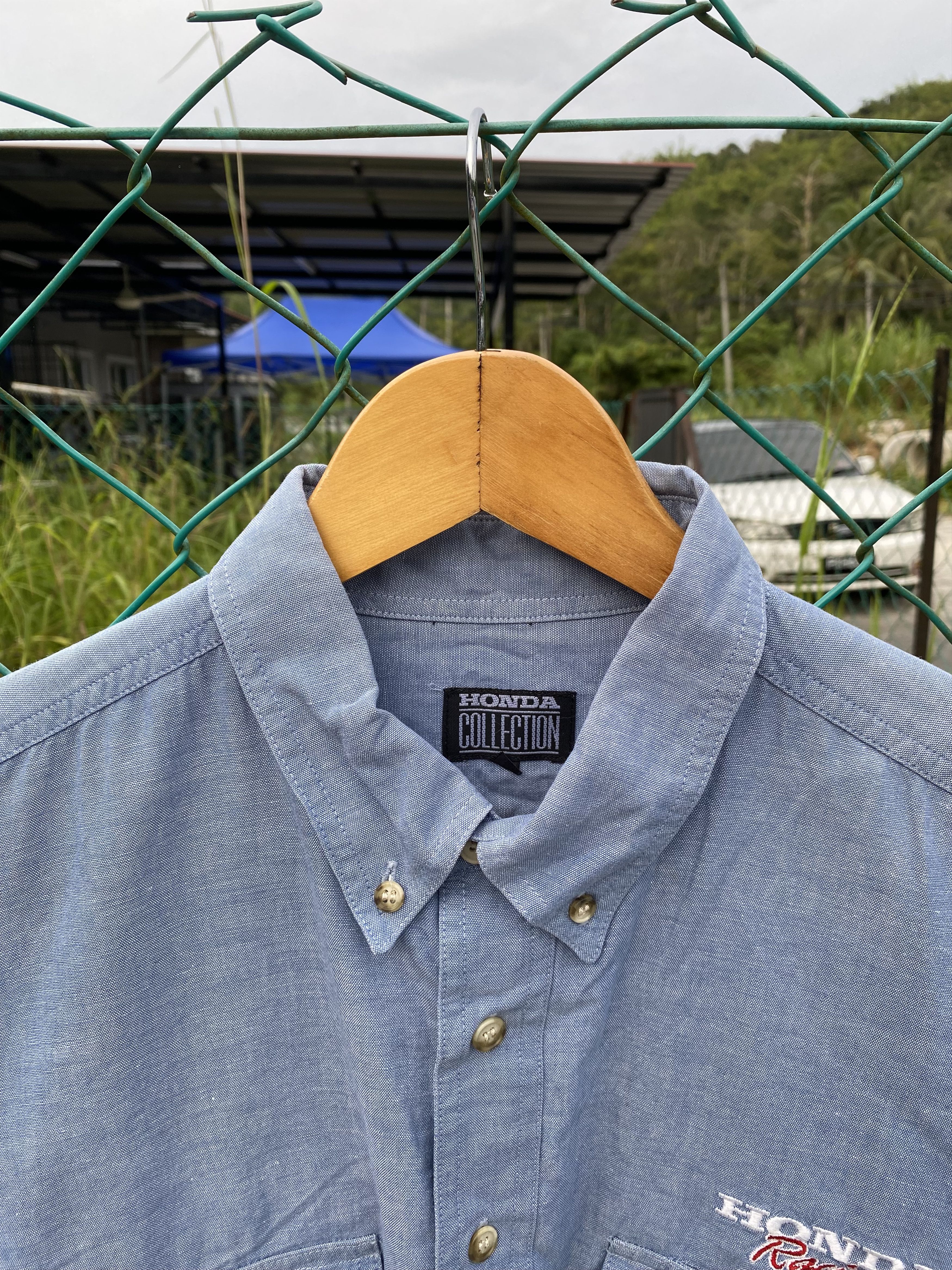 Honda Vintage Honda collection racing chambray shirts Size US L / EU 52-54 / 3 - 3 Thumbnail