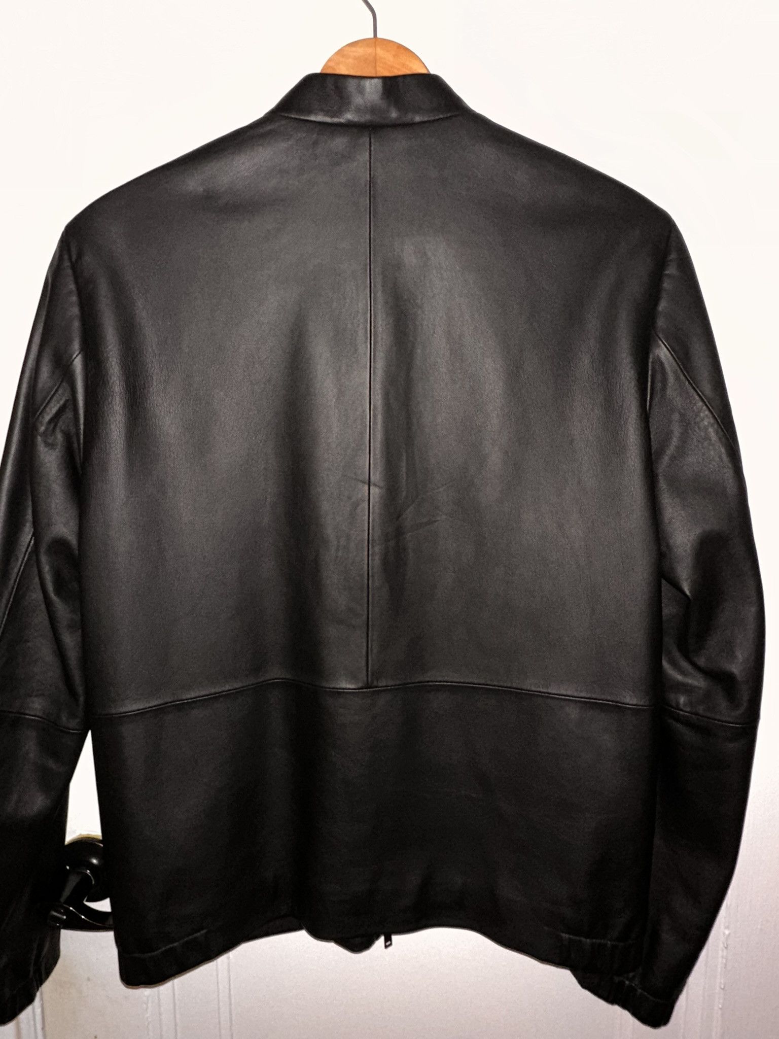 Theory Theory Leather Zip Jacket – Black, Size M (Brand New) Size US M / EU 48-50 / 2 - 2 Thumbnail