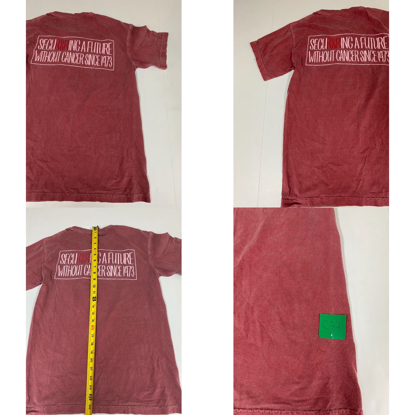 Comfort Colors Comfort Colors Mens Shirt Short Sleeve Crew Neck Red 90s Colorful Logo T-Shirt Small Cotton Breathing Breathable Regular Fit Mens Size US S / EU 44-46 / 1 - 8 Thumbnail