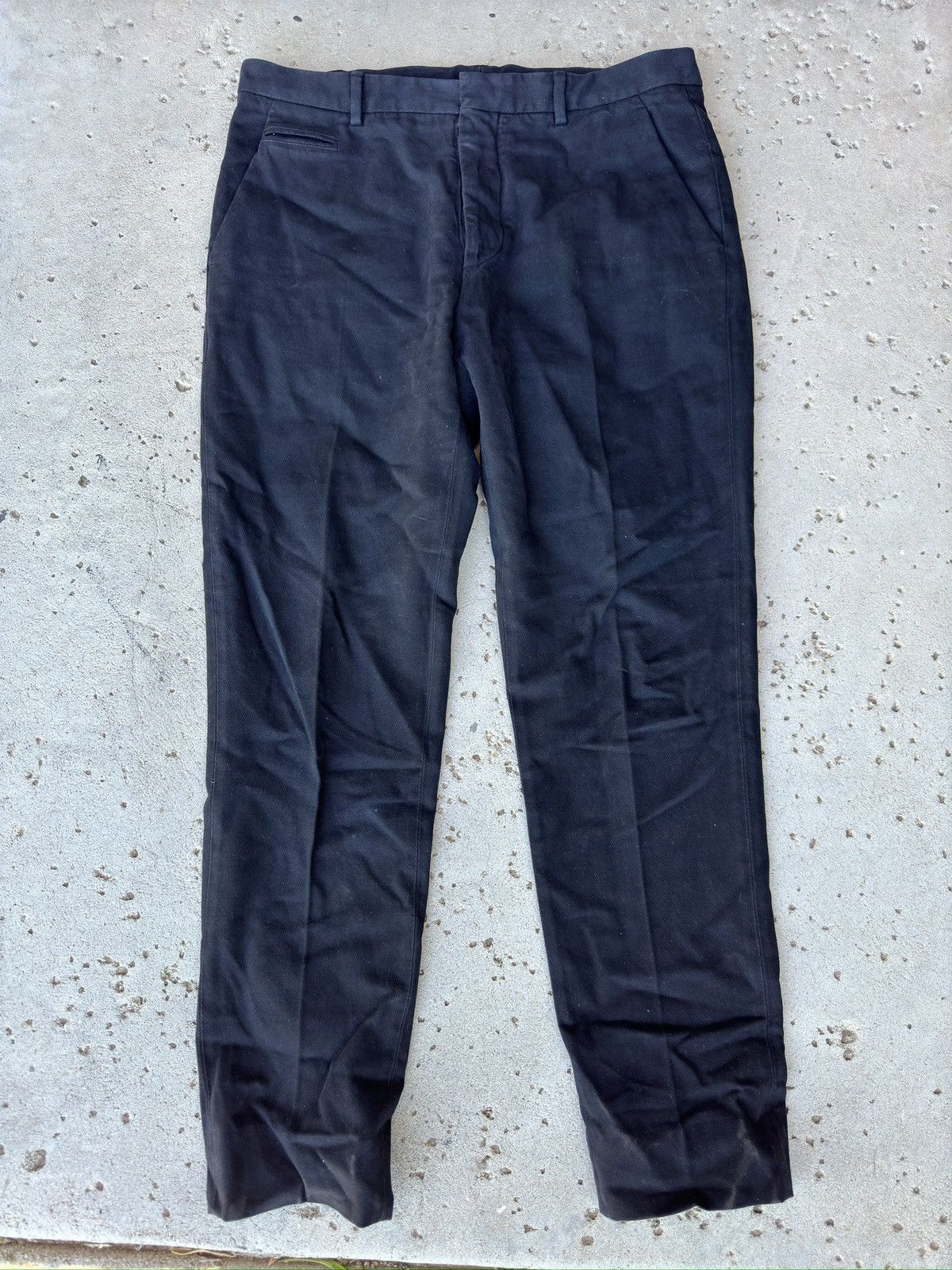 Maison Margiela Maison Margiela PARIS Flat Front Pants Size 38 Size US 38 / EU 54 - 2 Thumbnail